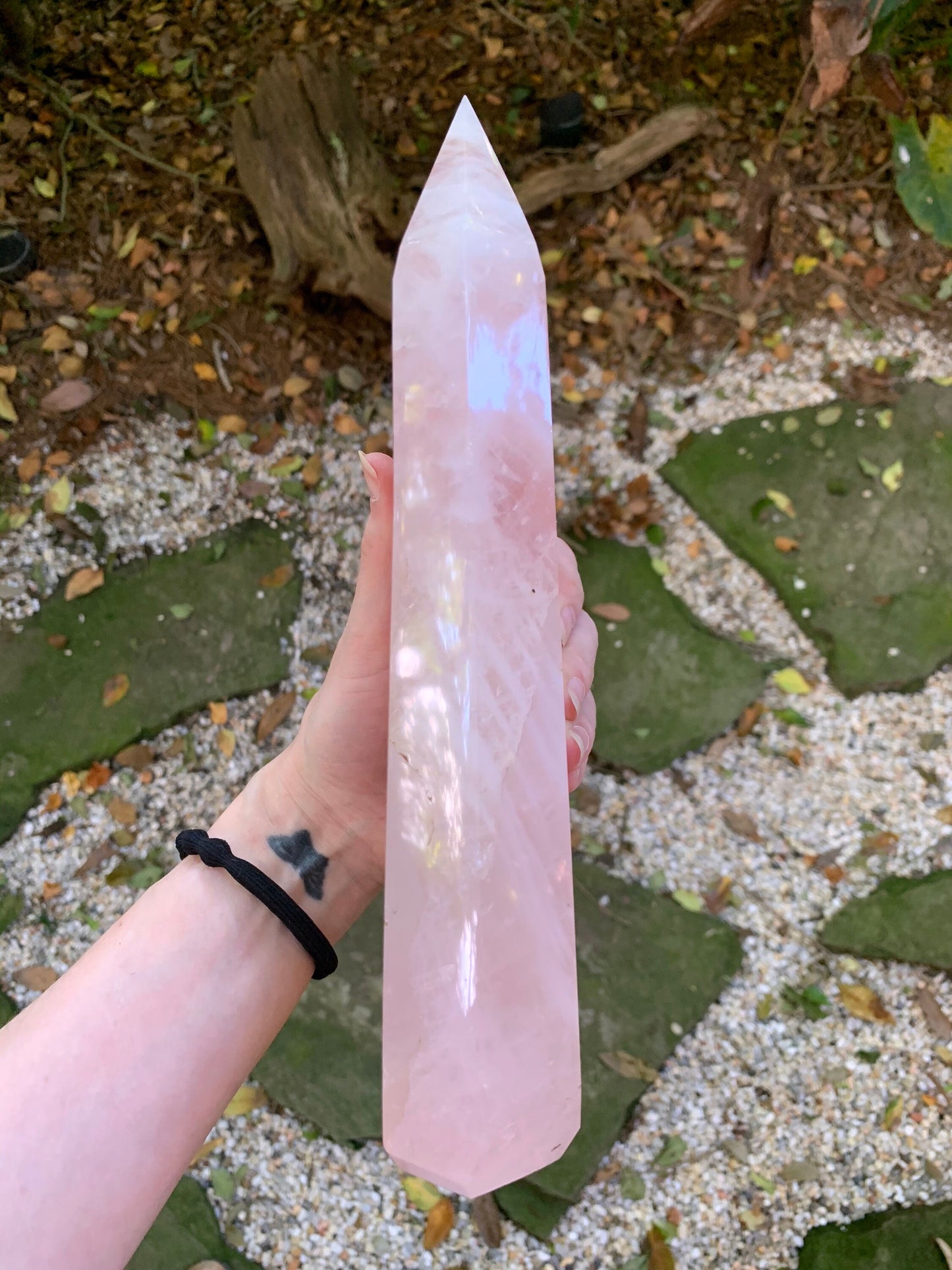 Polished Rose Quartz Tower, From Minas Gerais, Brazil, 2480g 5lbs 7.4oz Crystal, Specimen