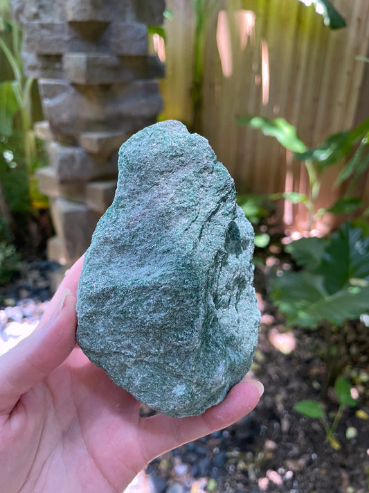 Sparkly Light Green Raw Fuchsite Mica 295g From Brazil