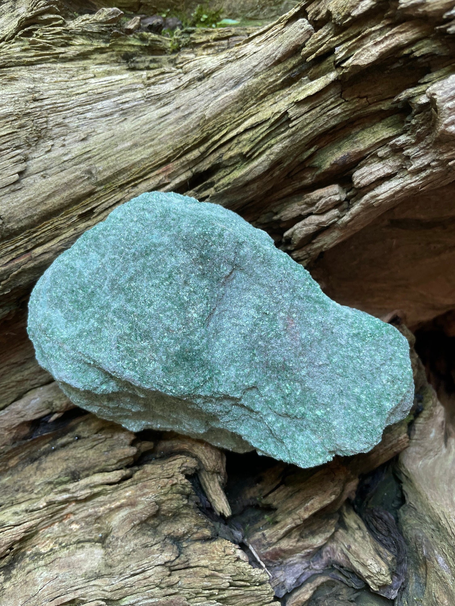 Sparkly Light Green Raw Fuchsite Mica 295g From Brazil