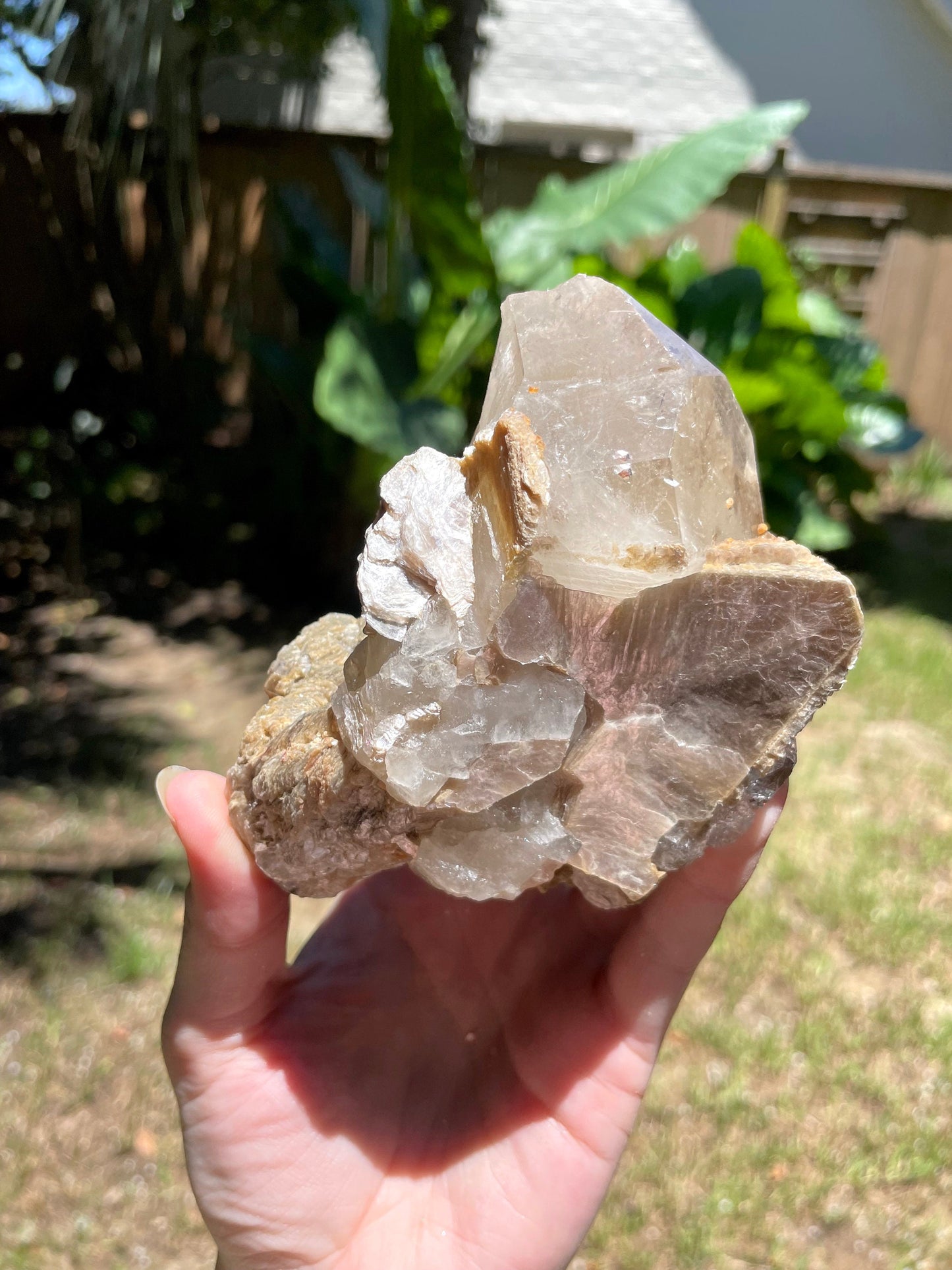 Mica with Quartz Specimen From Minas Gerais Brazil 510g 1lb 2oz Crystals