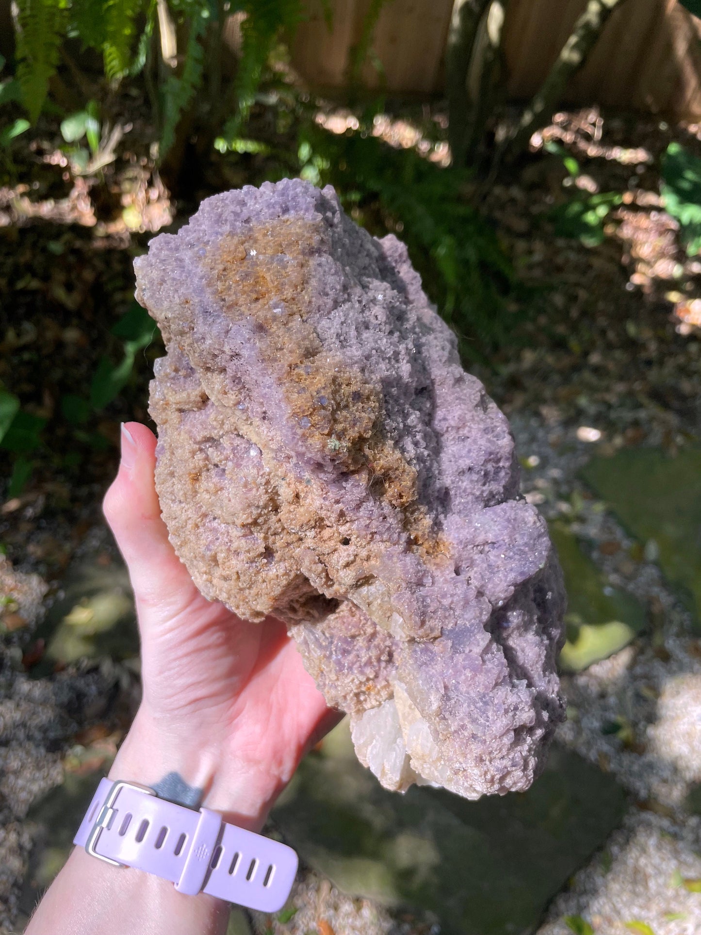 Large Beautiful Purple Raw Lepidolite Specimen From Minas Gerais Brazil 2596g 5lb 11.6oz