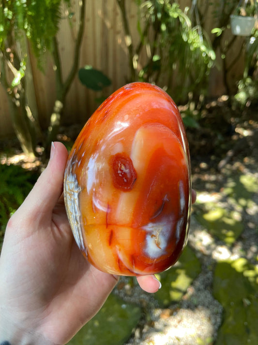 Carnelian Free Form Specimen 958g 2lbs 1.8oz From Madagascar Specimen Crystal