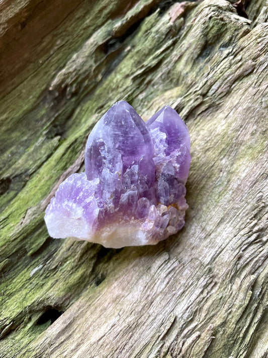 Beautiful Deep Purple Amethyst Cluster 380g from Guerrero Mine, Taxco de Alcarcon Guerrero, Mexico