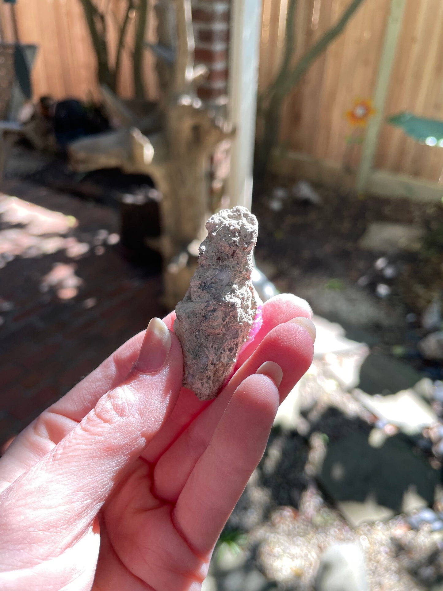 Beautiful Large Cobalt and Calcite From Zaire,18.6g Specimen Mineral