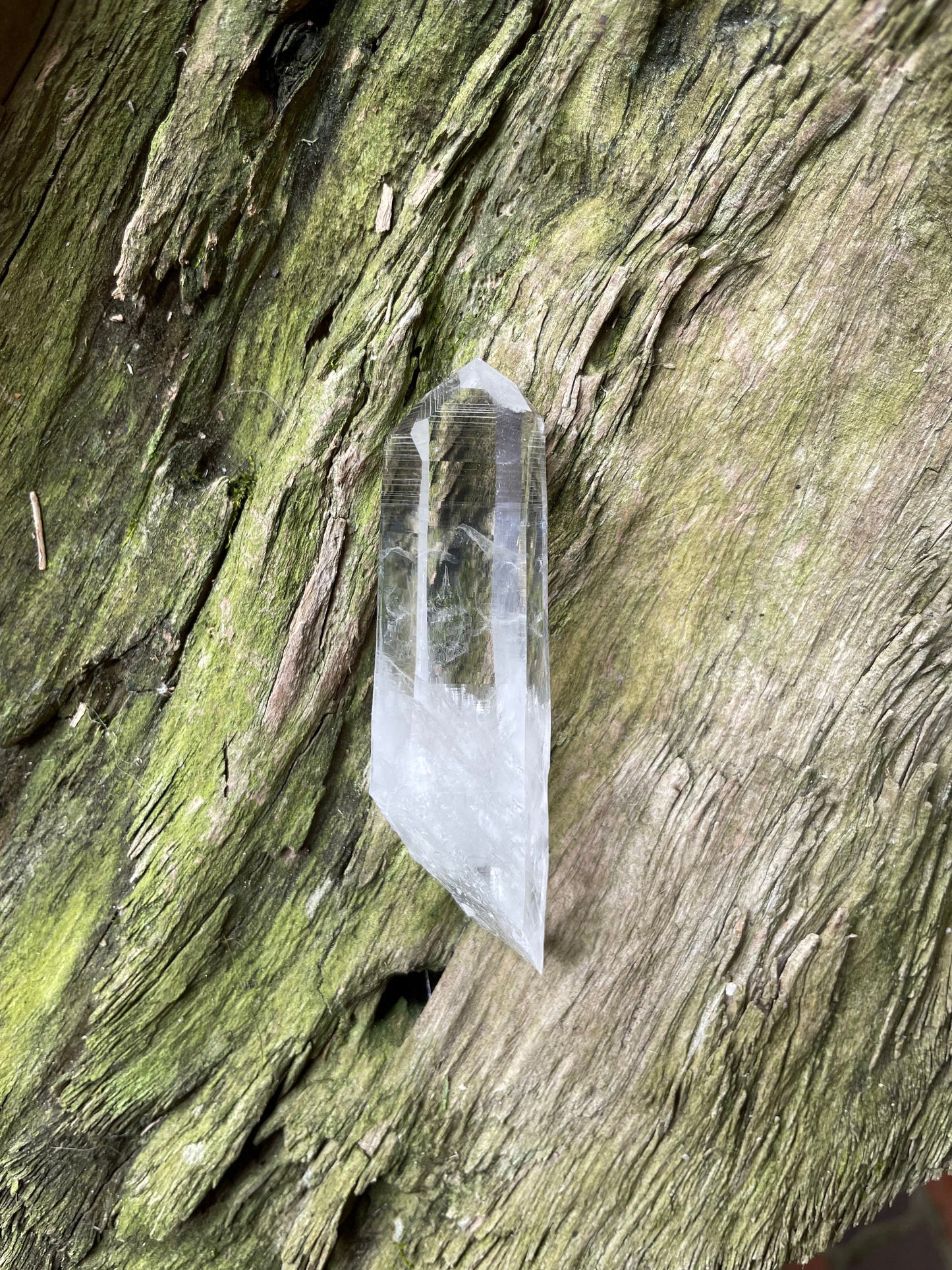 Stunning Columbian Lemurian Optical Quartz Point 59.5g Specimen Mineral Crystal