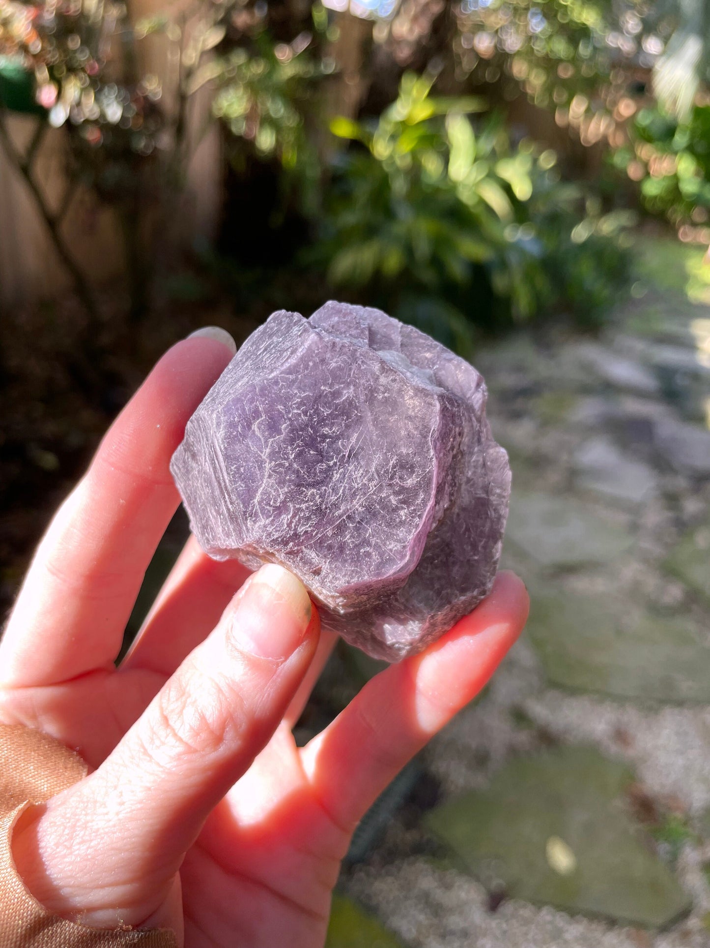 Raw Lepidolite Specimen From Minas Gerais Brazil 81.8g Lithium