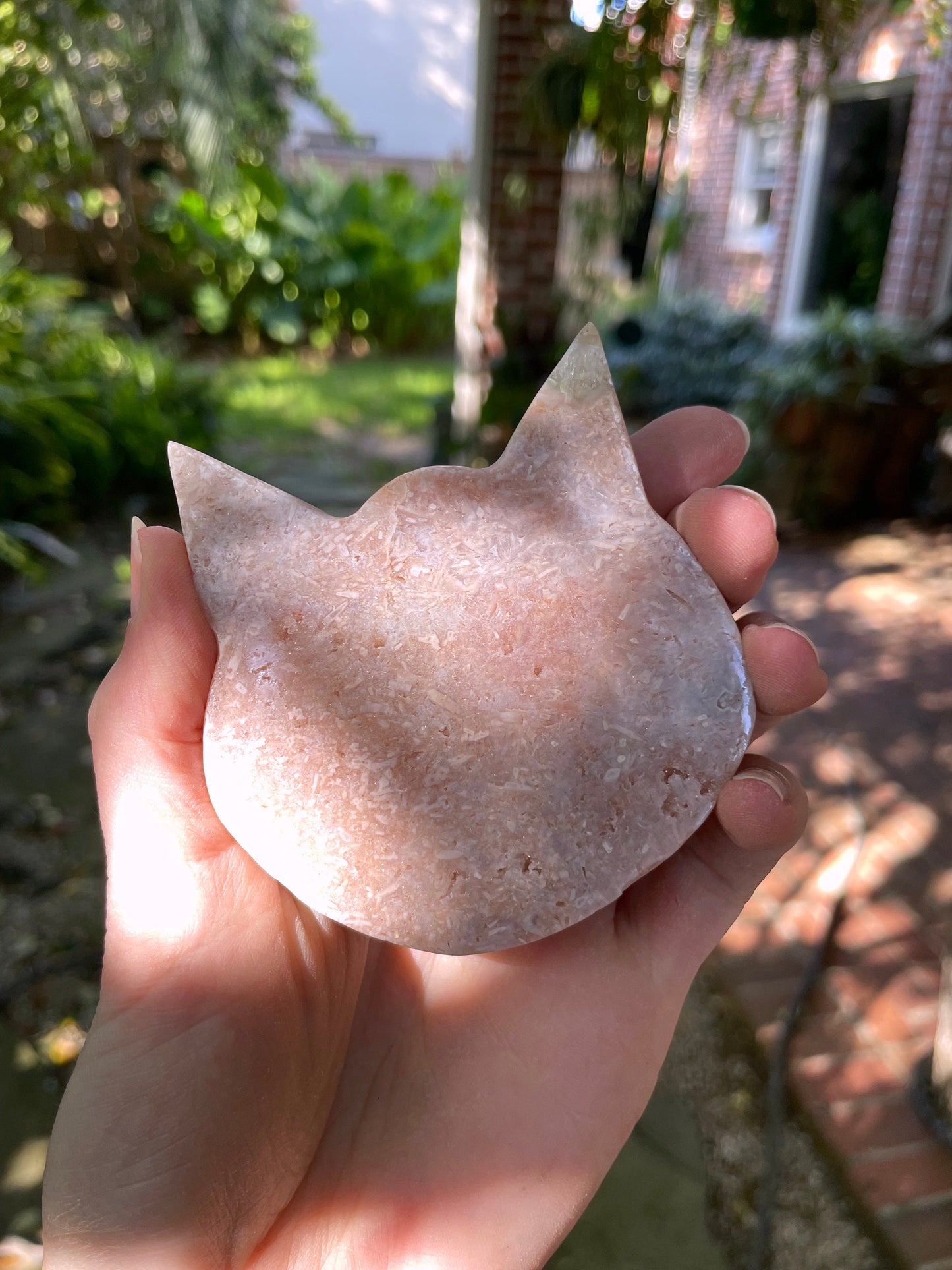 Pink Amethyst Polished Cat Specimen from Brazil 157.4g Mineral