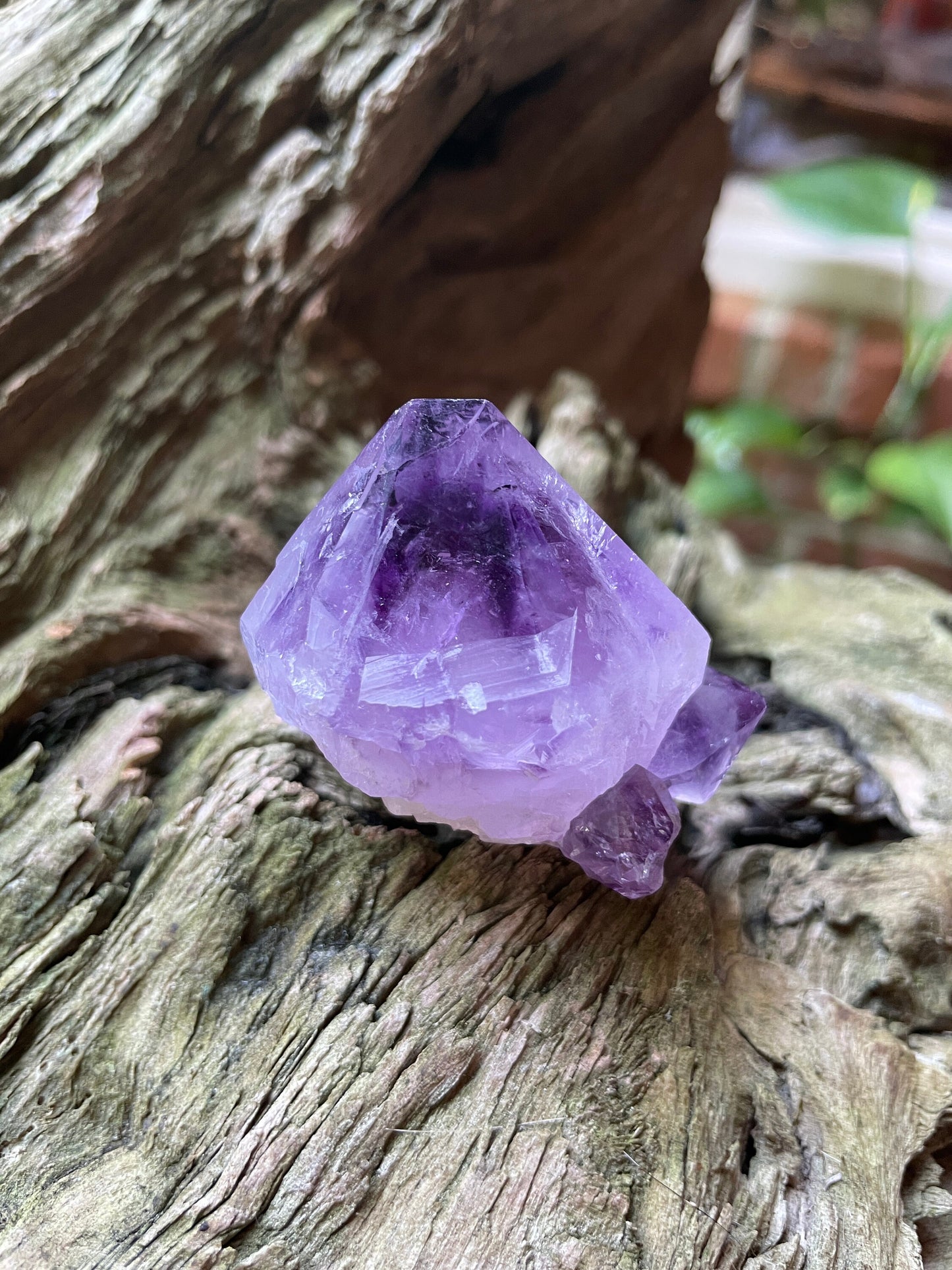 Chunky 98g Amethyst Spirit Quartz Point Specimen Deep Purple Mineral