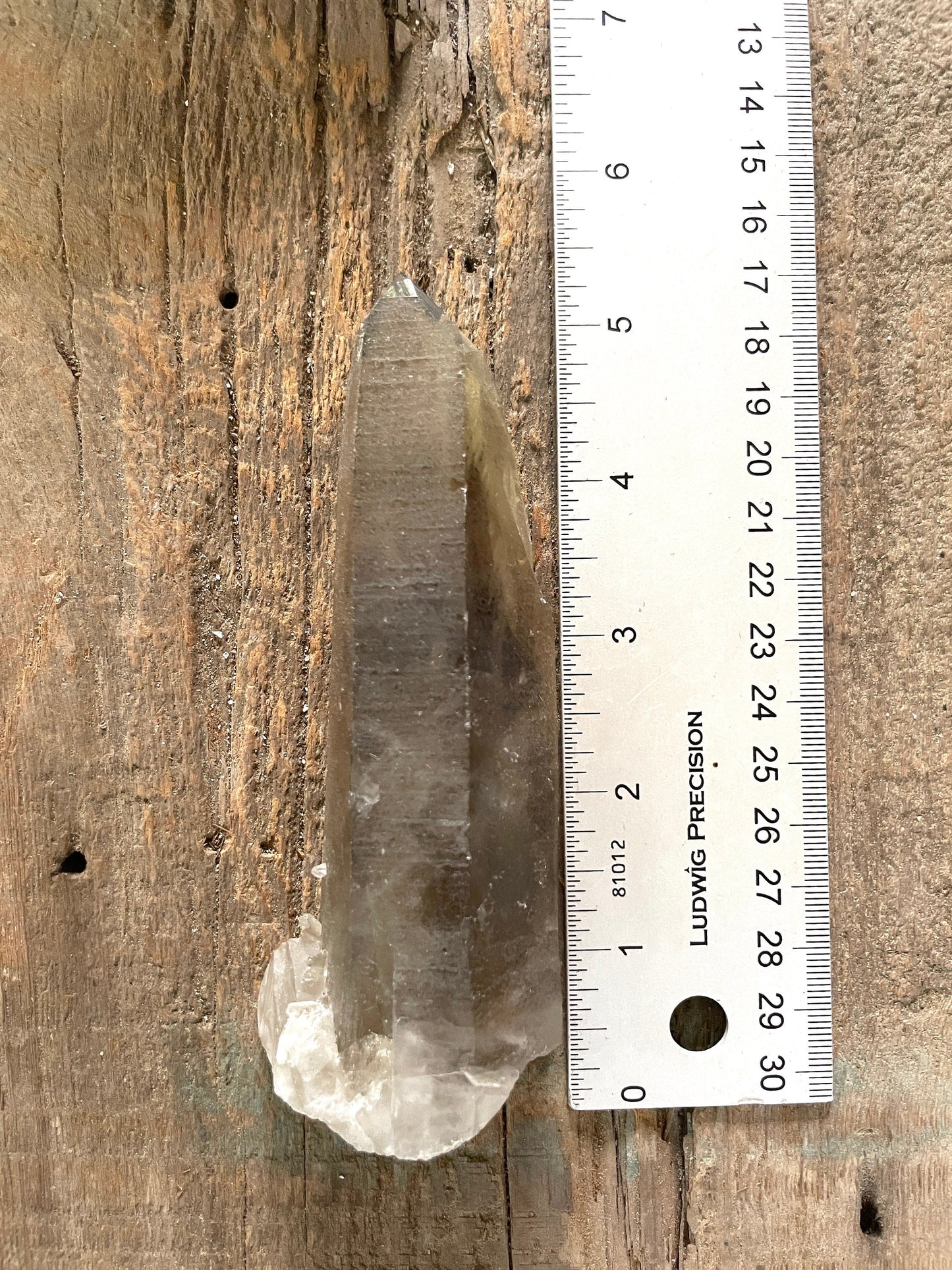 Smokey Quartz Point Specimen Polished Tip, Minas Gerias, Brazil. 190g, Specimen Mineral