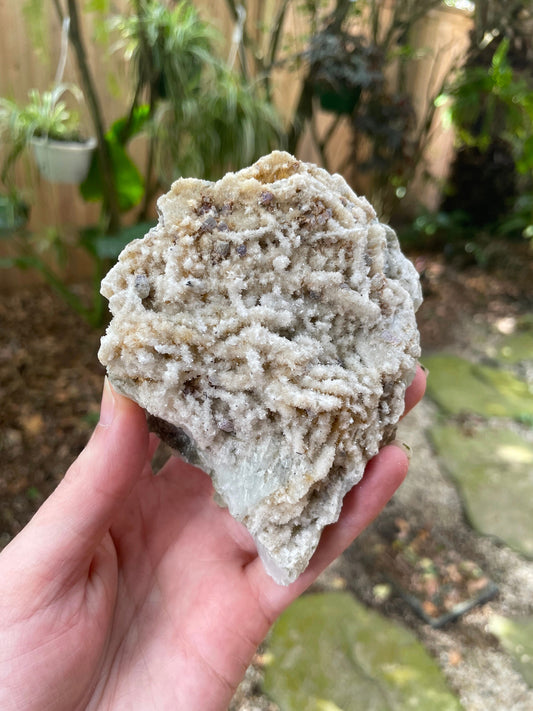 Albite Var Blue Cleavelandite With Druzy Quartz, Epidote and Purple Tourmaline  Specimen 370g from Minas Gerais Brazil