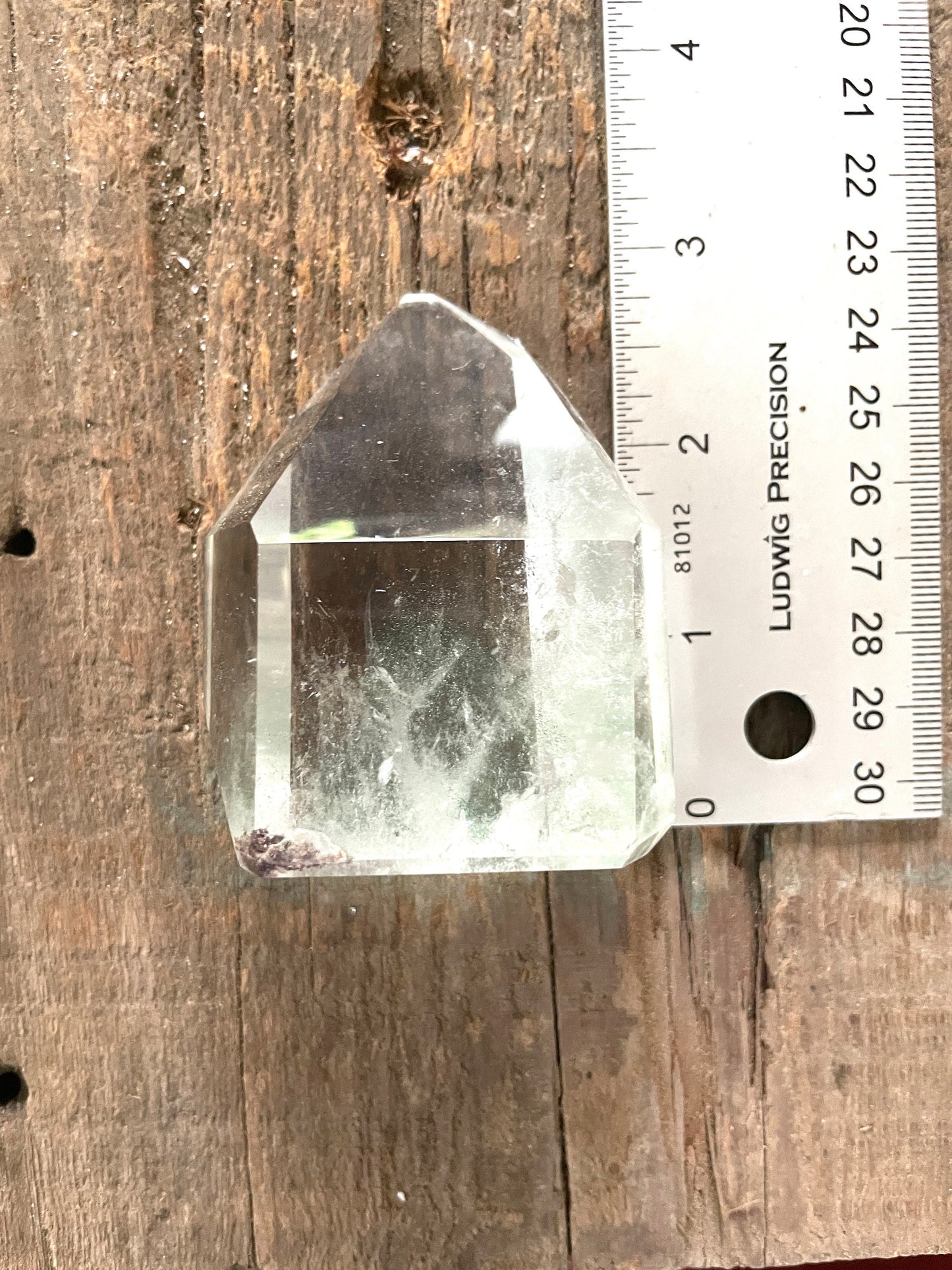 Green Chlorite Included Polished Phantom Quartz 192.6 Specimen Crystals Minerals