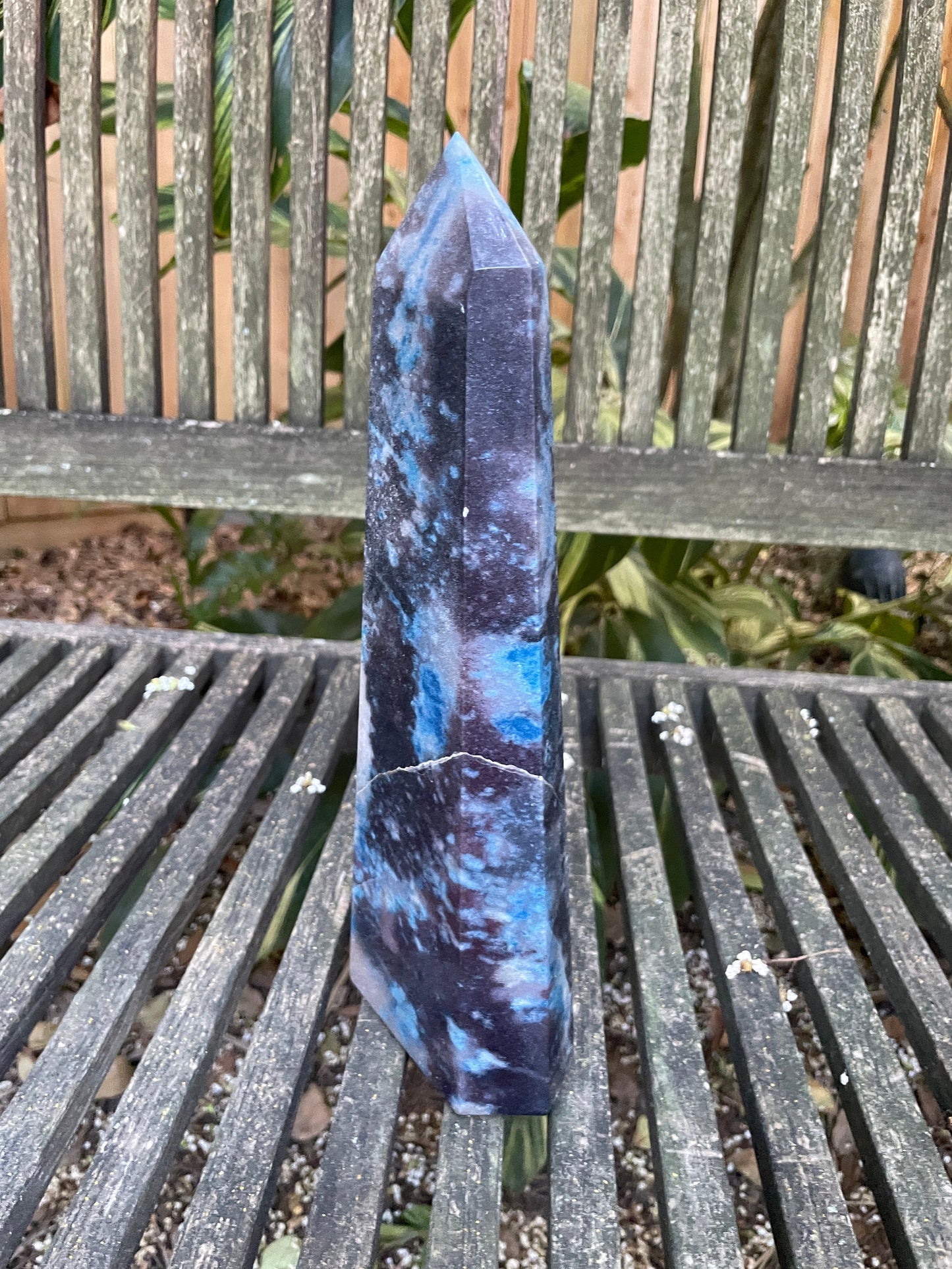 Rare Trolleite with Lazulite Polished Point From Brazil 1518g 3lbs 5.6oz Specimen