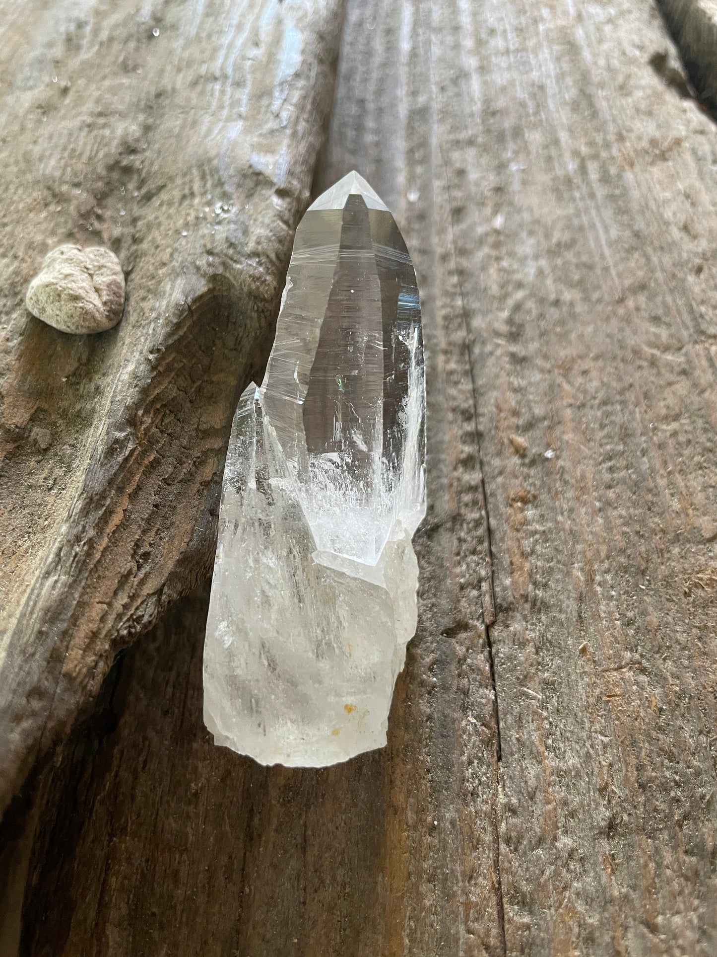 Stunning Columbian Lemurian Optical Quartz Point 45g Specimen