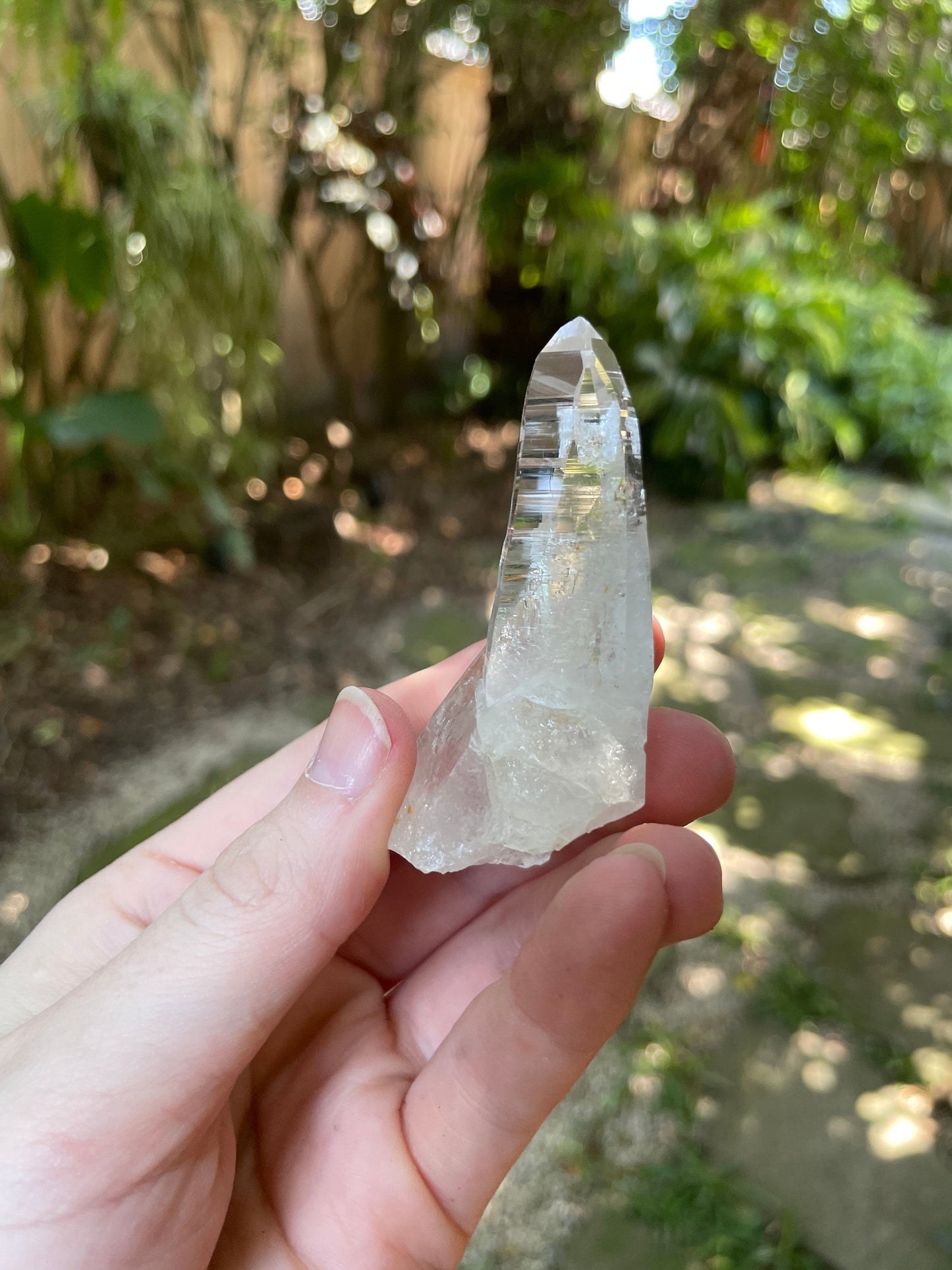 Stunning Columbian Lemurian Optical Quartz Point 45g Specimen