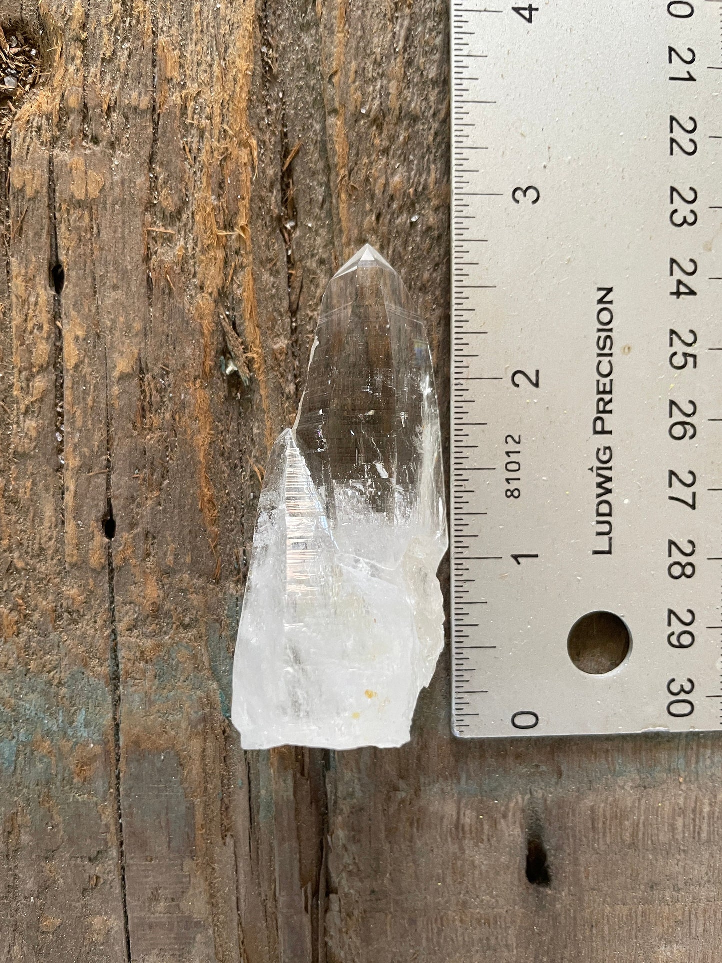 Stunning Columbian Lemurian Optical Quartz Point 45g Specimen