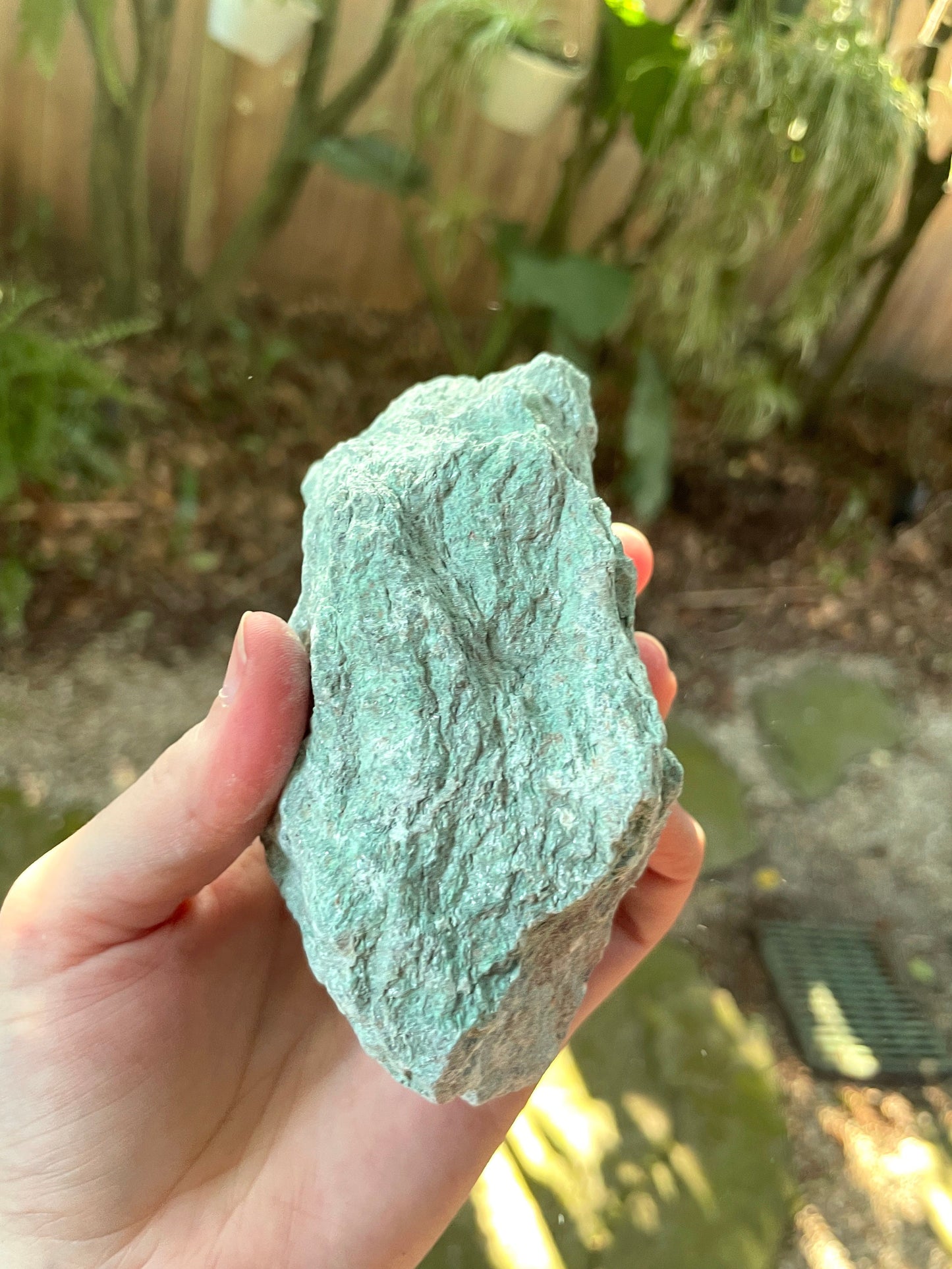 Sparkly Light Green Raw Fuchsite Mica Specimen 494g From Brazil Mineral Crystal