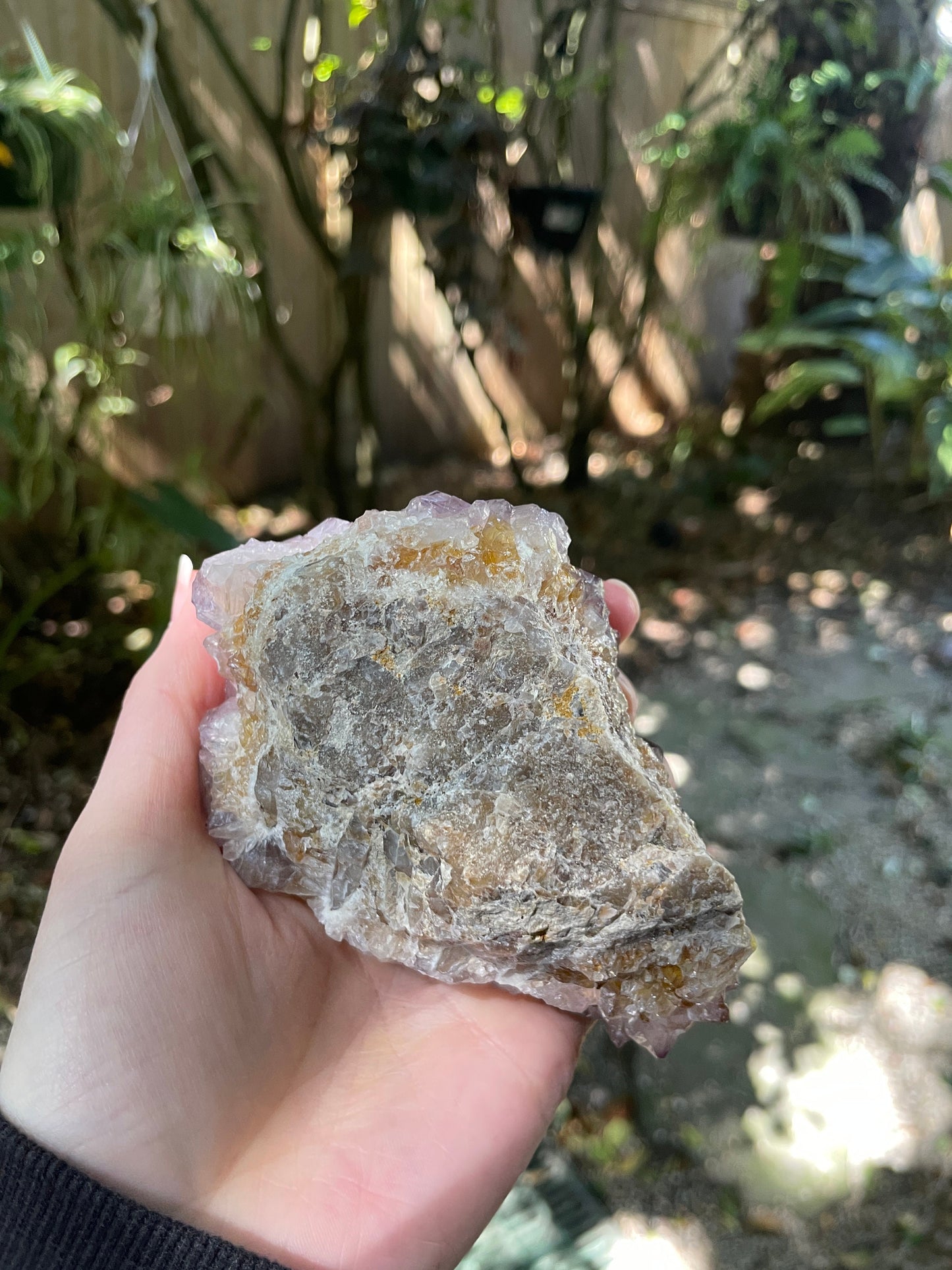 Large Amethyst w/ Iron Spirit Quartz Cluster 520g 1lb 2.3oz Specimen From Mpumalanga South Africa