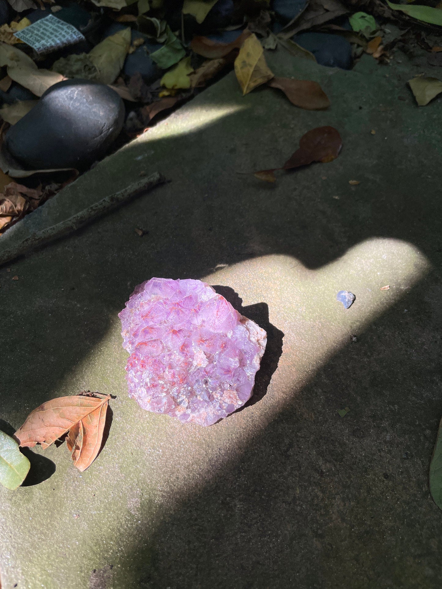 Thunder Bay Amethyst Ontario Canada 104g Specimen Amethyst with Hematite Mineral Crystal