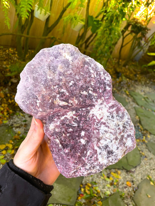 Beautiful Raw Lepidolite and Rubellite Specimen From Minas Gerais Brazil 2430g 5lbs 5.8oz Mineral Crystal Lithium