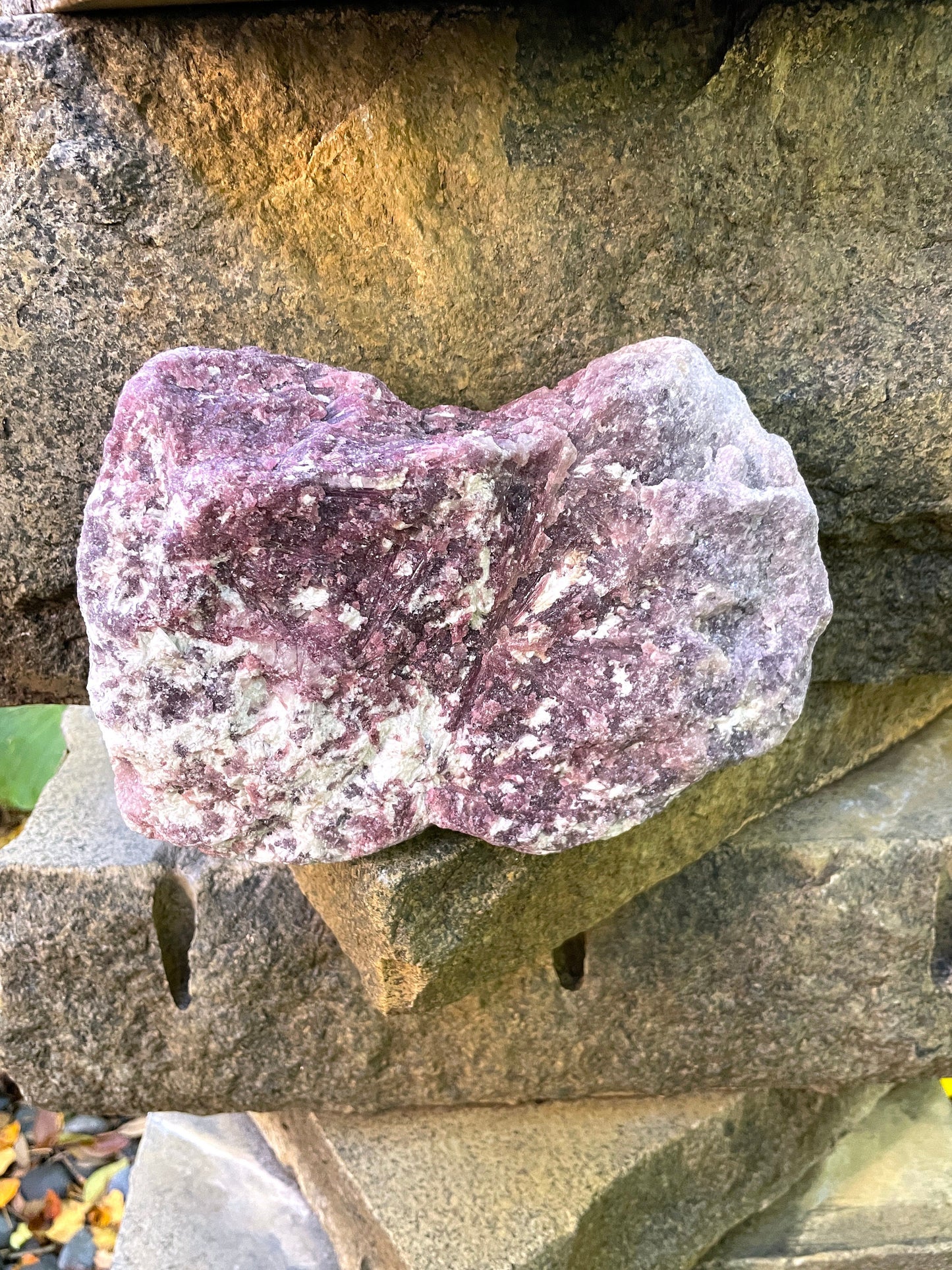 Beautiful Raw Lepidolite and Rubellite Specimen From Minas Gerais Brazil 2430g 5lbs 5.8oz Mineral Crystal Lithium