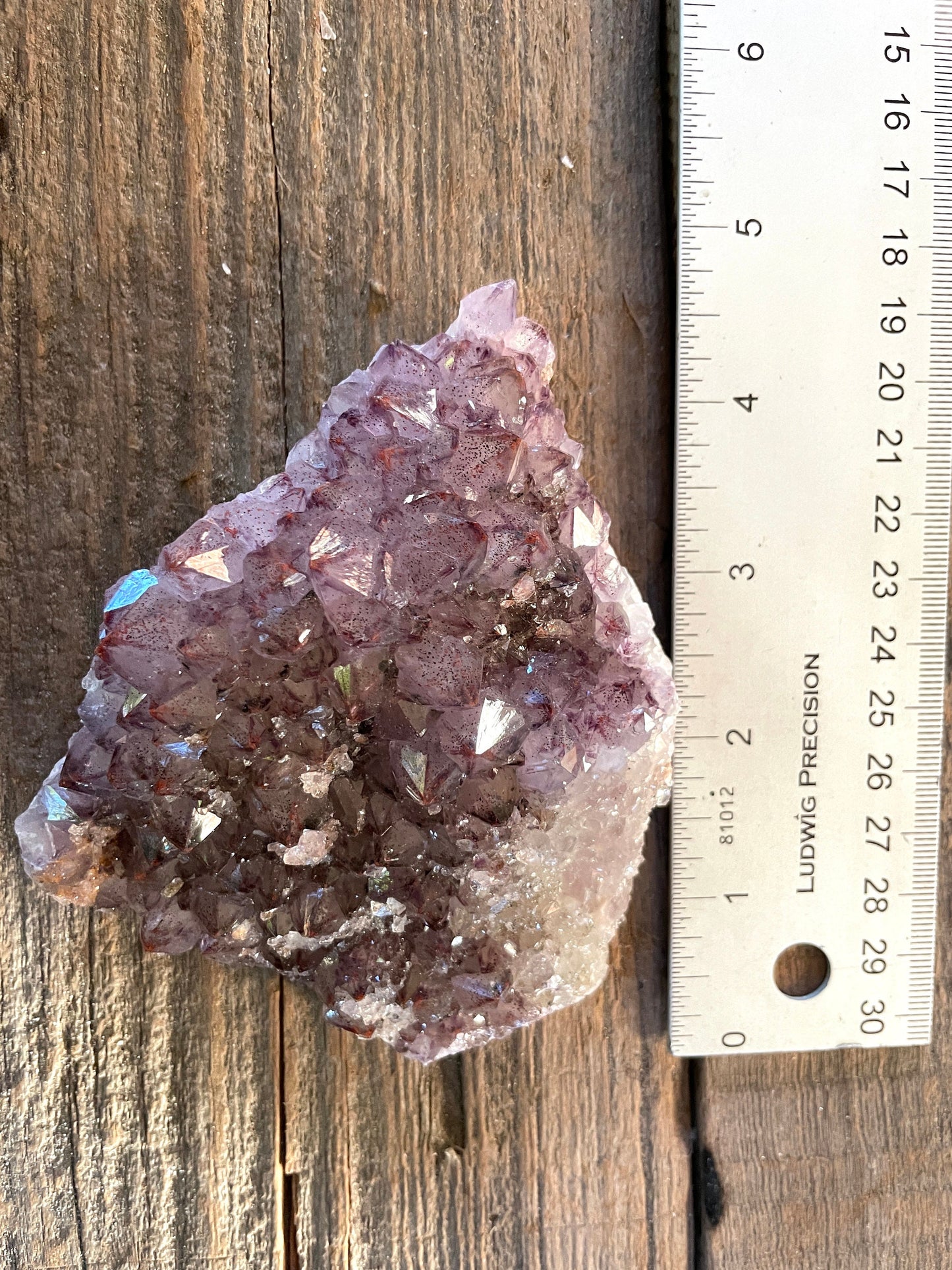 Thunder Bay Amethyst Ontario Canada 288g Specimen Amethyst with Hematite Mineral Crystal