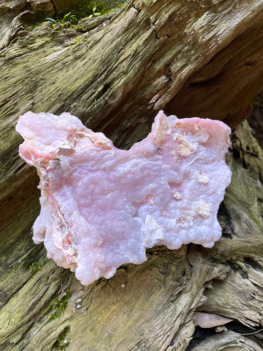 Rare Beautiful Botryoidal Natural Pink Opal from Ica, Peru Specimen 338g Mineral Crystal