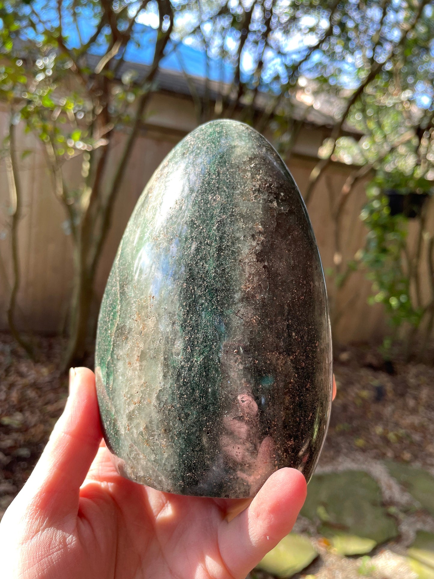 Sparkly Green Fuchsite Free Form 1058g 2lbs 5.3oz Specimen From Madagascar Mineral Crystal