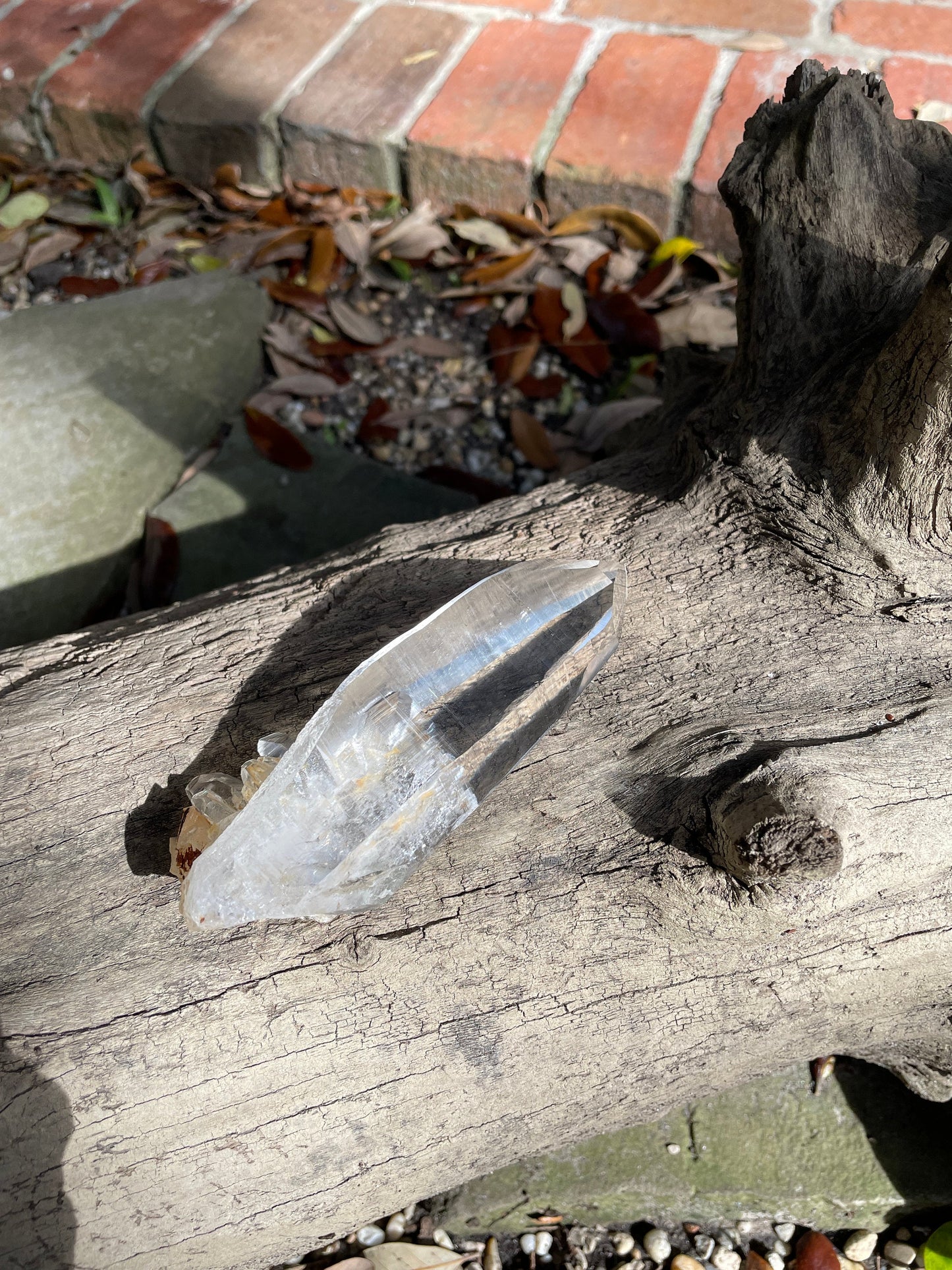 Stunning Large Columbian Lemurian Optical Quartz Point 194g Specimen Mineral Crystal Water Clear