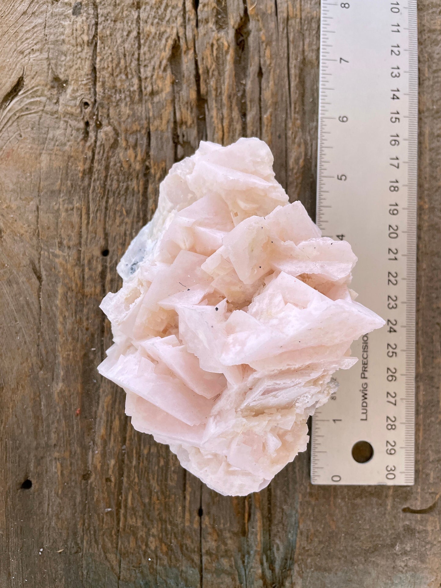 Mangano Calcite Specimen from Racracancha Mine, Cerro De Pasco, Peru 604g Mineral Crystal