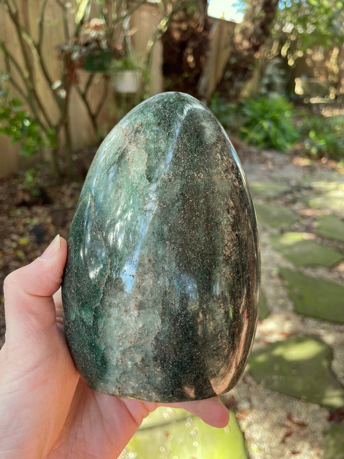 Sparkly Green Fuchsite Free Form 1058g 2lbs 5.3oz Specimen From Madagascar Mineral Crystal