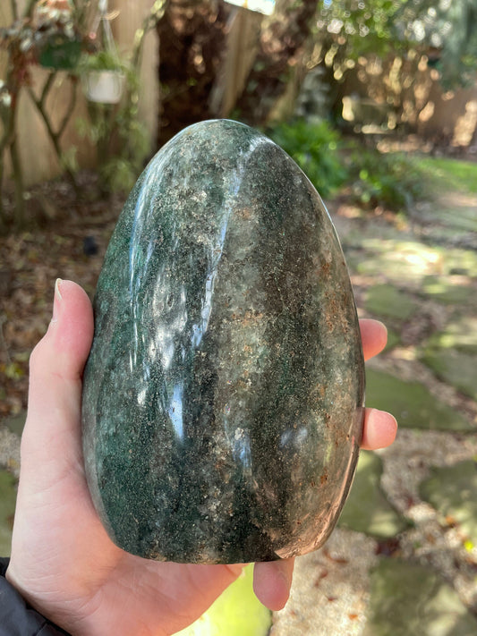 Sparkly Green Fuchsite Free Form 1058g 2lbs 5.3oz Specimen From Madagascar Mineral Crystal