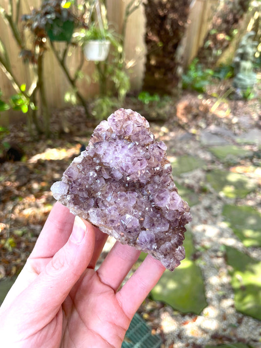 Amethyst  Spirit Quartz Cluster 151g Specimen From Mpumalanga South Africa