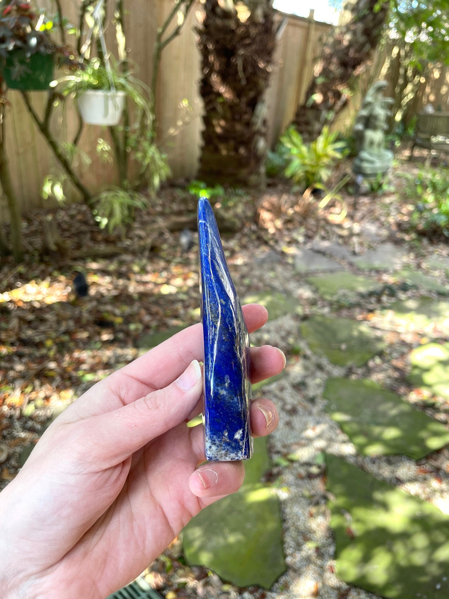 Polished Lapis Lazuli Freestanding Specimen 206.7g From Afghanistan Display