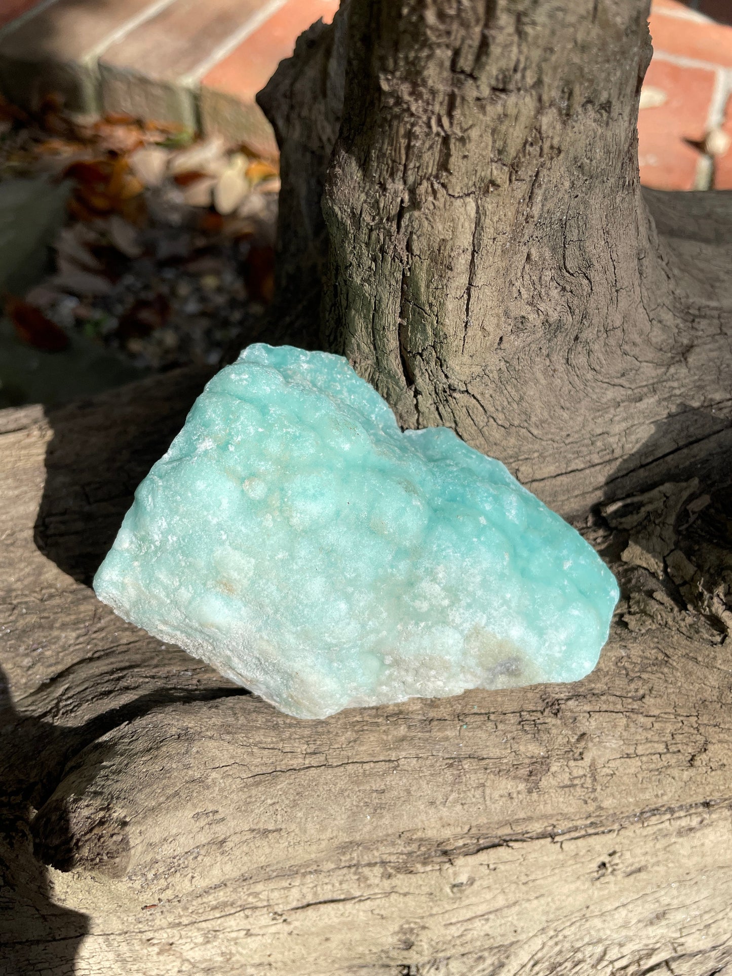 Raw Blue Aragonite Specimen From Afghanistan 177.3g Crystal Mineral
