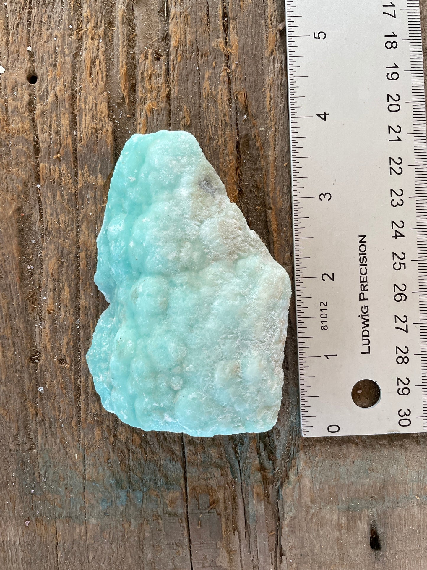 Raw Blue Aragonite Specimen From Afghanistan 177.3g Crystal Mineral
