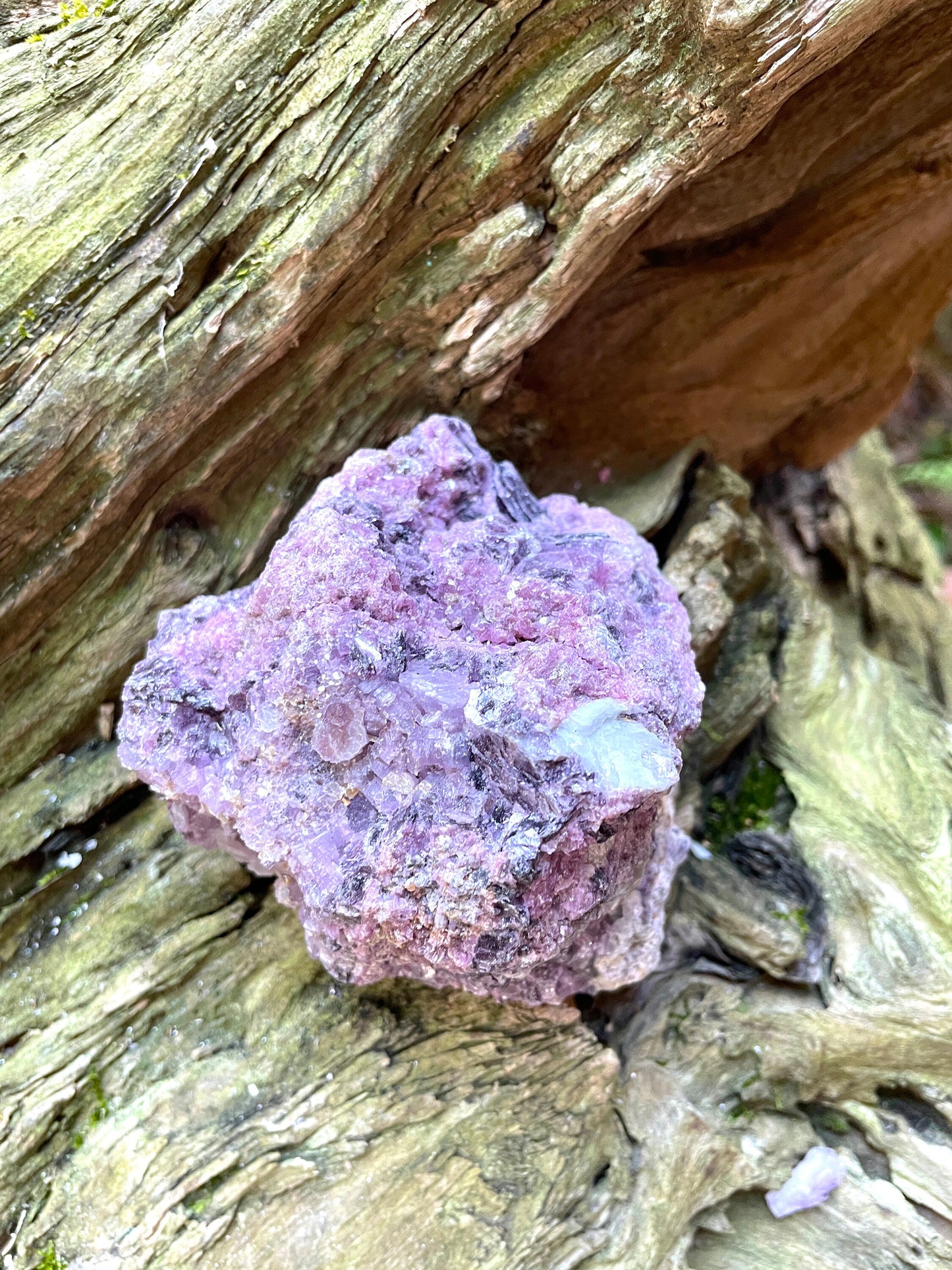 Beautiful Raw Lepidolite Specimen From Minas Gerais Brazil 366g Mineral Crystal Lithium