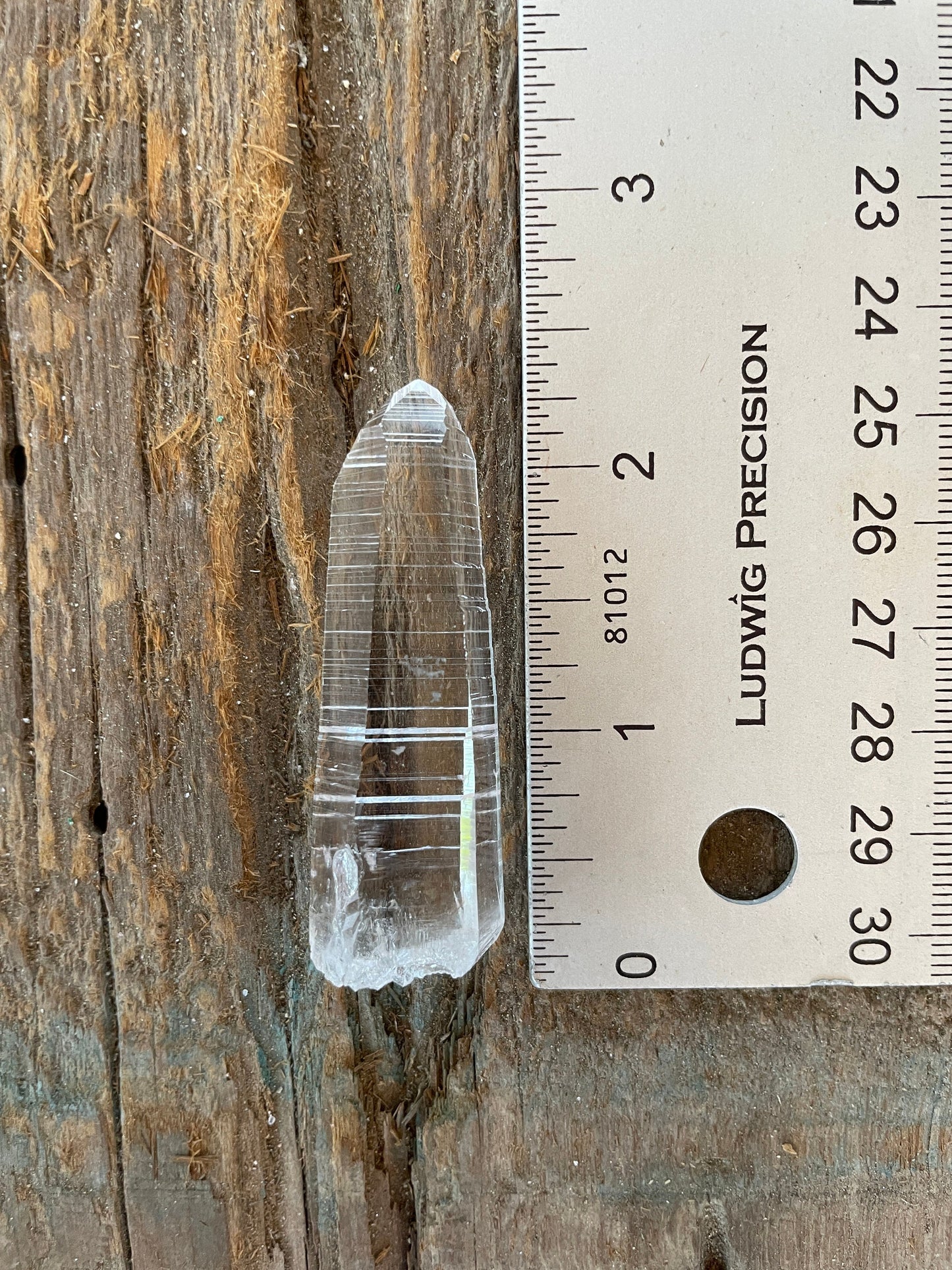 Stunning Columbian Lemurian Optical Quartz Point Specimen 13.2g Mineral Crystal