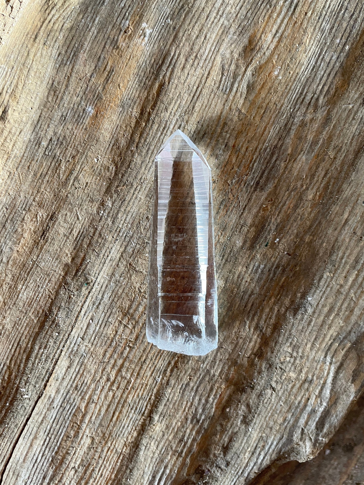 Stunning Columbian Lemurian Optical Quartz Point Specimen 13.2g Mineral Crystal