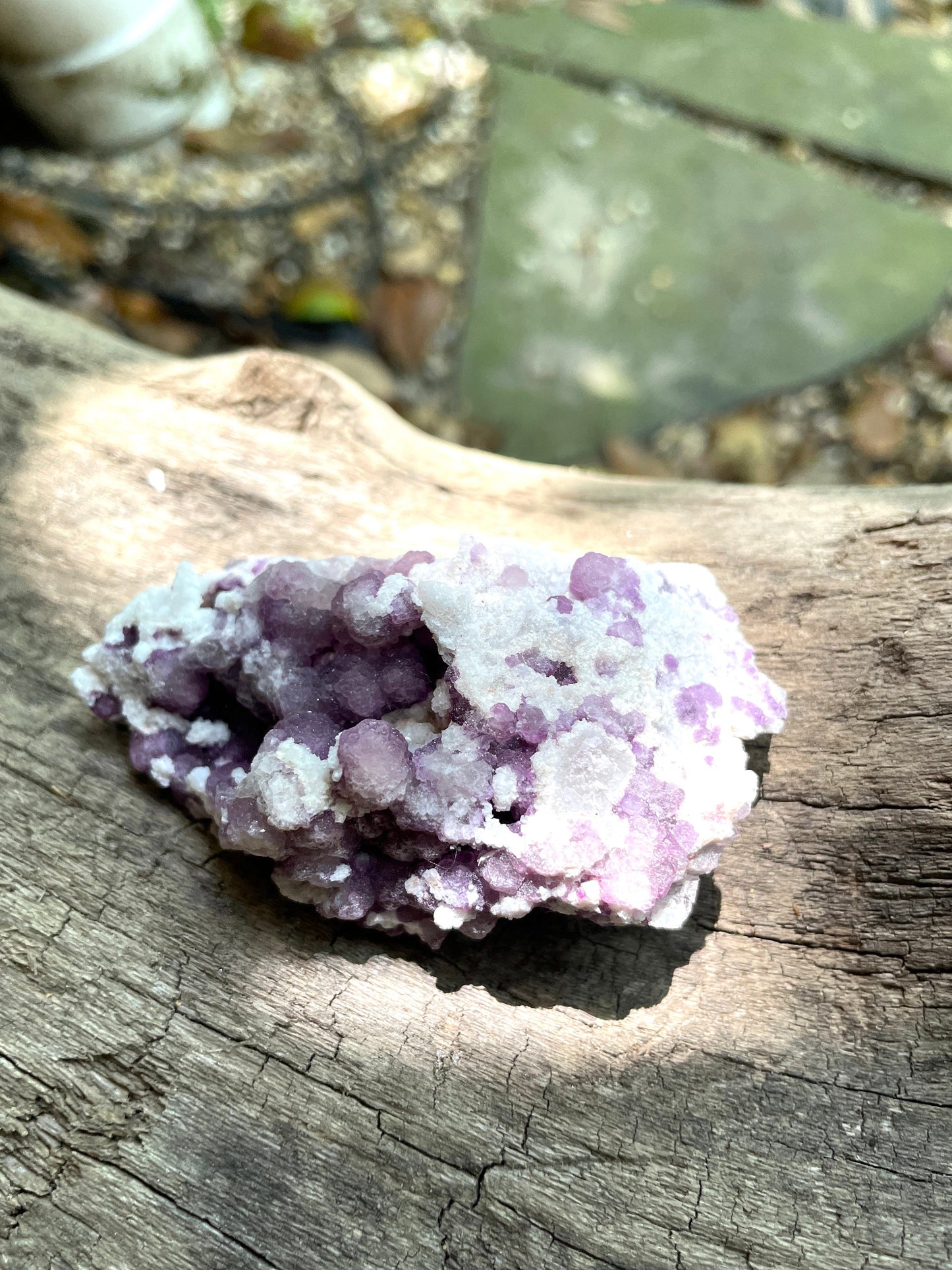 Purple Fluorite With Quartz Epimorphs  Second Chance Vein, Tombstone AZ 92.2g Mineral Crystal