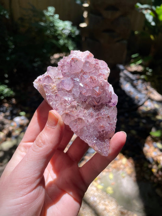 Thunder Bay Amethyst Ontario Canada 163.5g Specimen Amethyst with Hematite Mineral Crystal