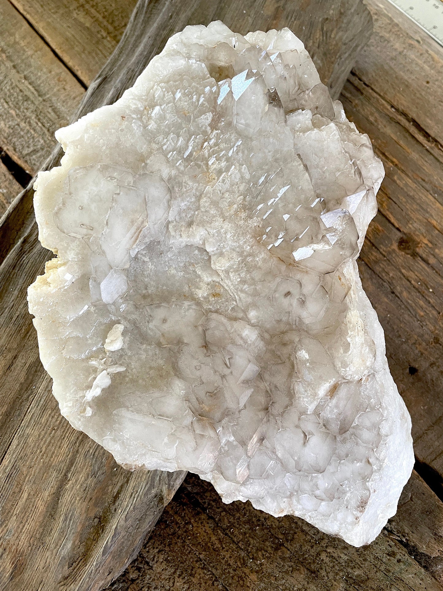 Pale Smokey Elesital Quartz Specimen from Minas Gerais Brazil, 2548g  5lbs 11oz Mineral Crystal