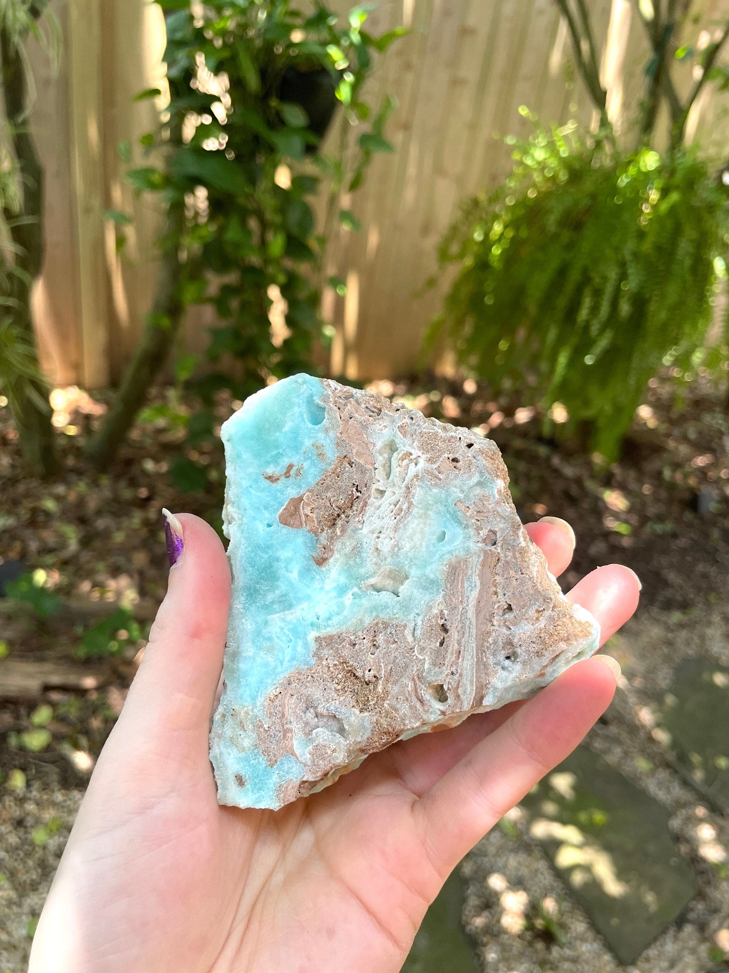 Raw Blue Aragonite Specimen From Afghanistan 250g Crystal Mineral