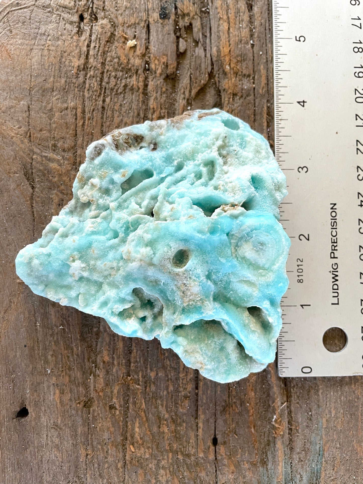Raw Blue Aragonite Specimen From Afghanistan 250g Crystal Mineral