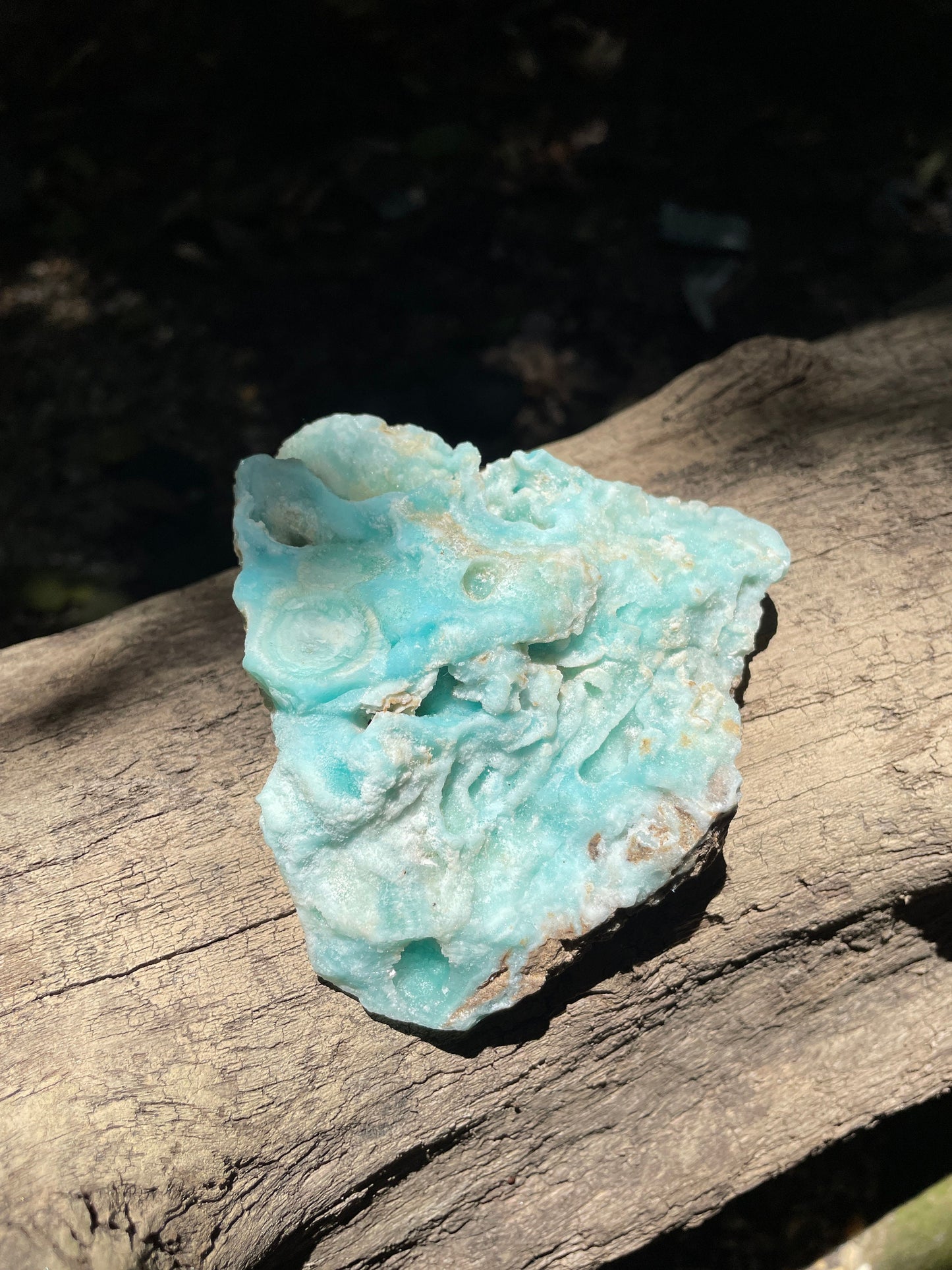 Raw Blue Aragonite Specimen From Afghanistan 250g Crystal Mineral
