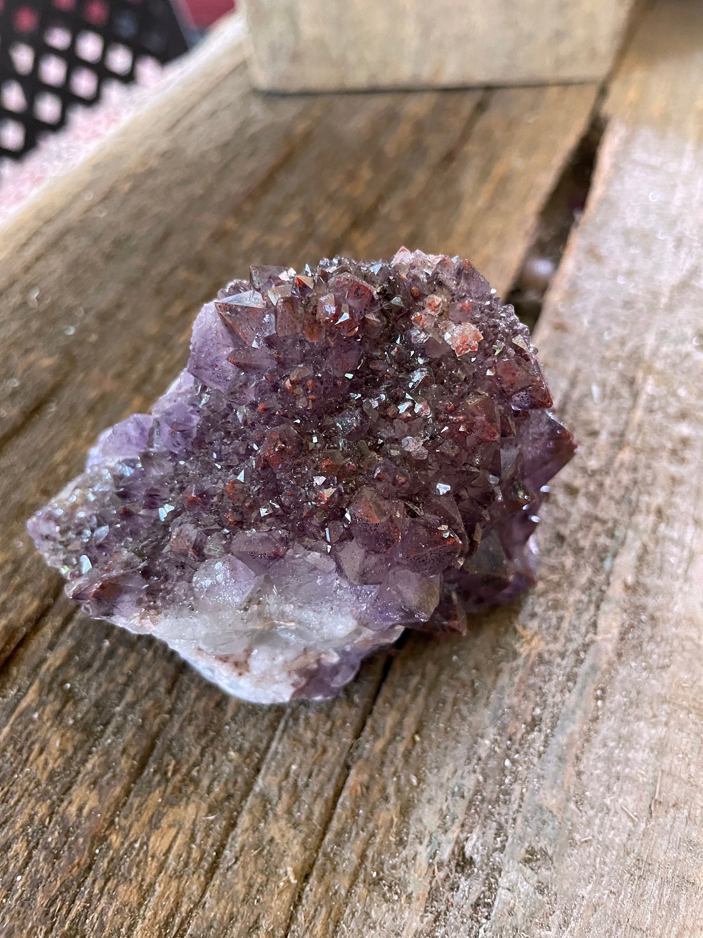 Thunder Bay Amethyst Ontario Canada 277.2g Specimen Amethyst with Hematite Mineral Crystal