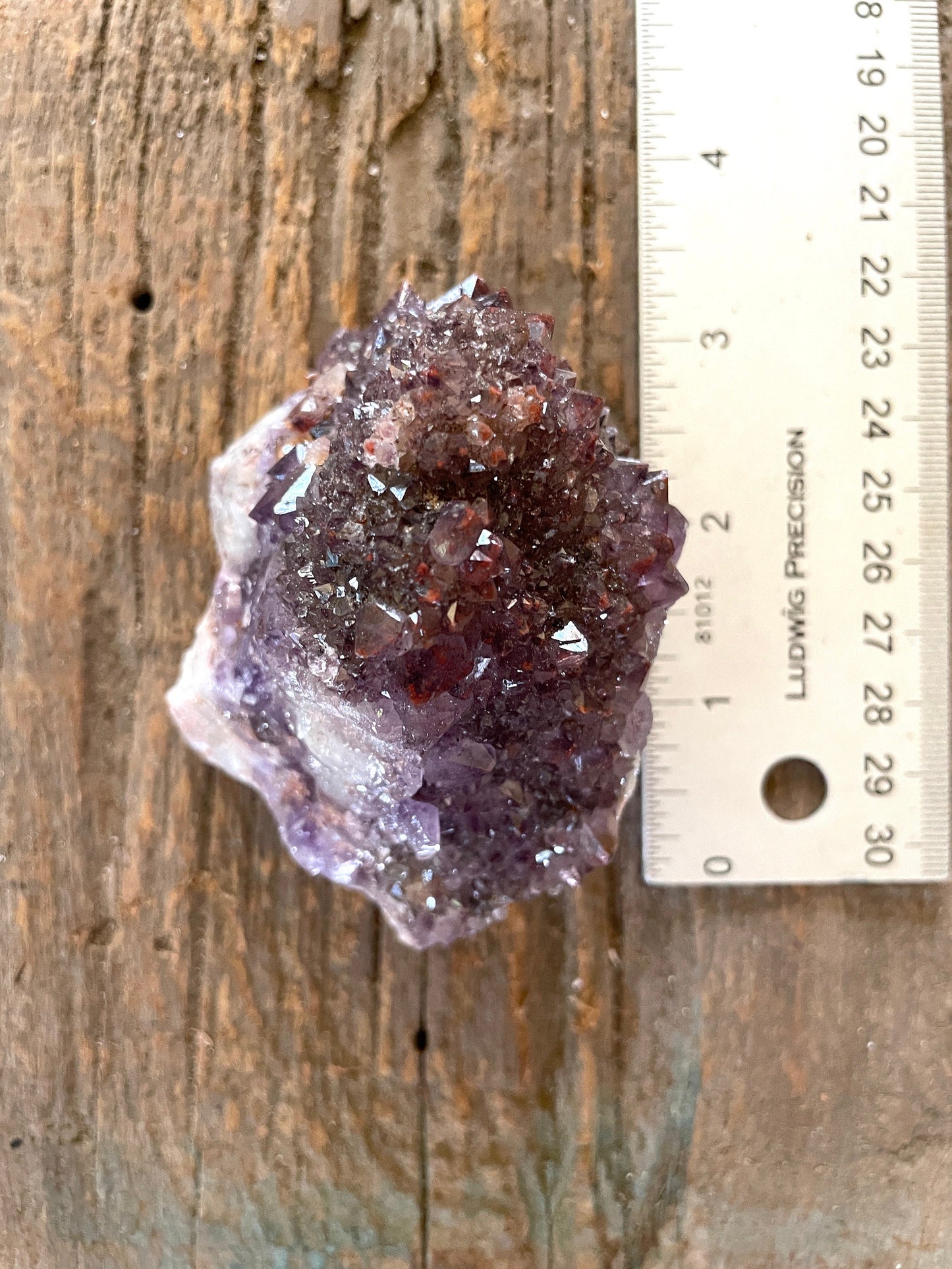 Thunder Bay Amethyst Ontario Canada 277.2g Specimen Amethyst with Hematite Mineral Crystal