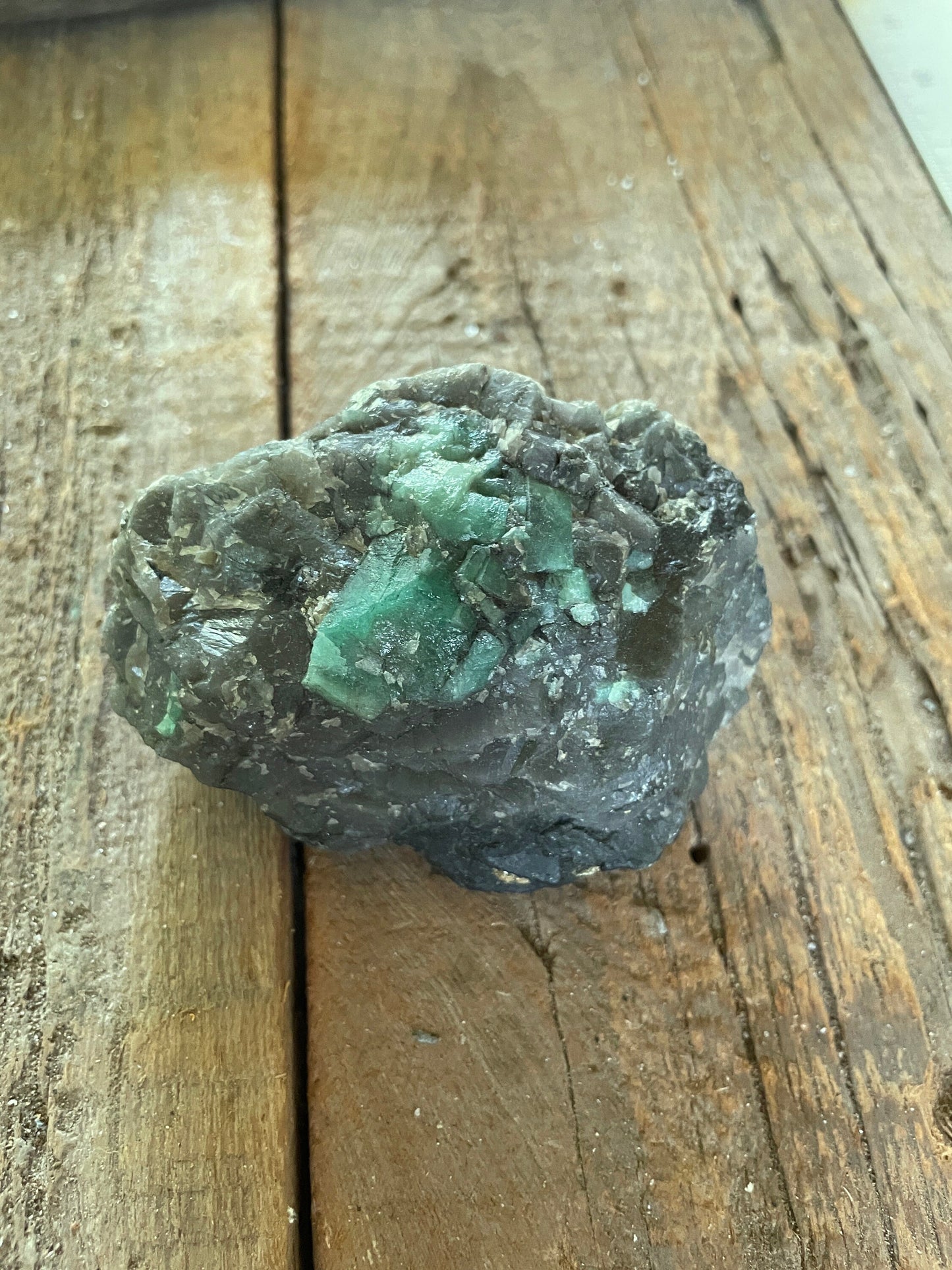 Emerald in the matrix from Brazil 272.3g Specimen Crystal Mineral