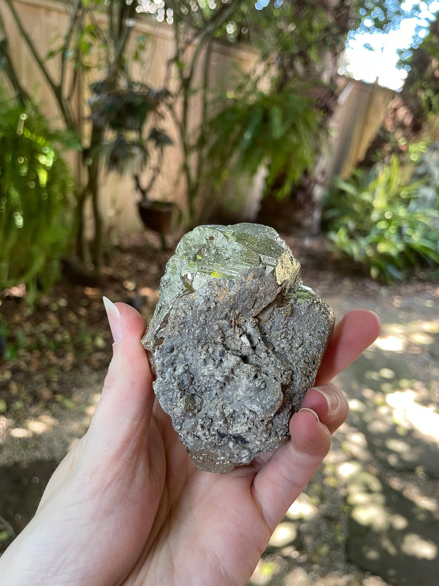 Beautiful Rare Natural Raw Pyrite Crystal 549g, Shiver Boyaca, Columbia Mineral Specimen