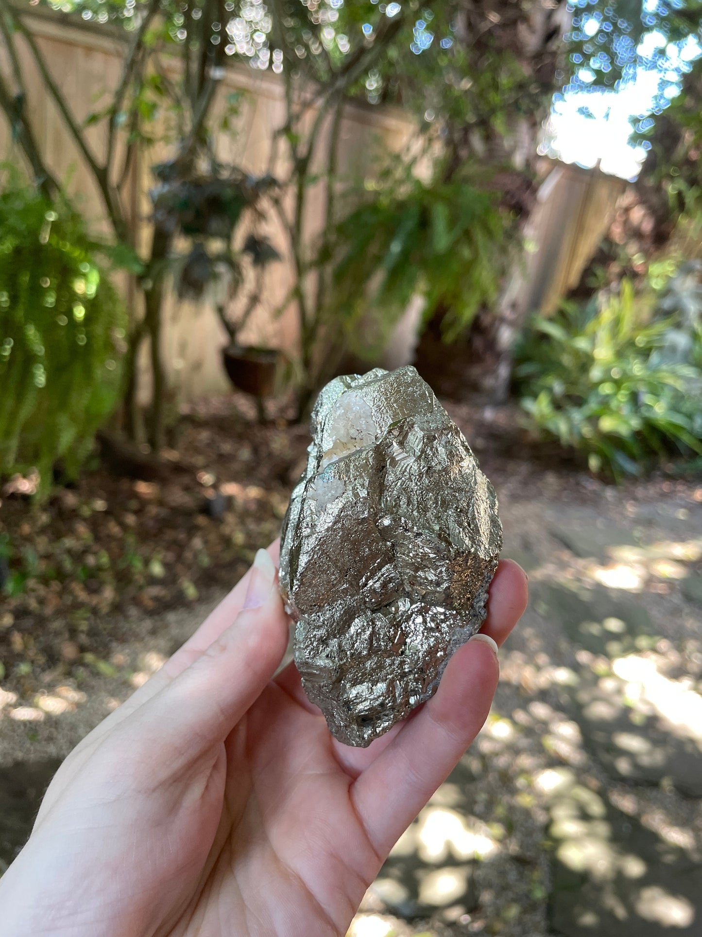 Beautiful Rare Natural Raw Pyrite Crystal 549g, Shiver Boyaca, Columbia Mineral Specimen