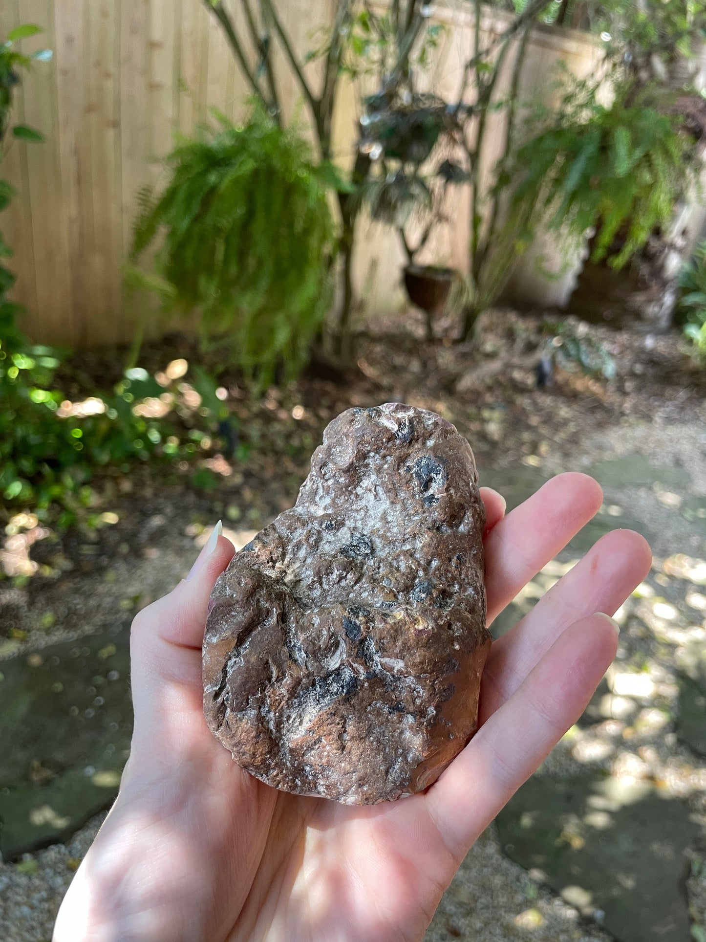 Half Polished Polychrome Jasper Stone, 216g Specimen From Madagascar Mineral Crystal